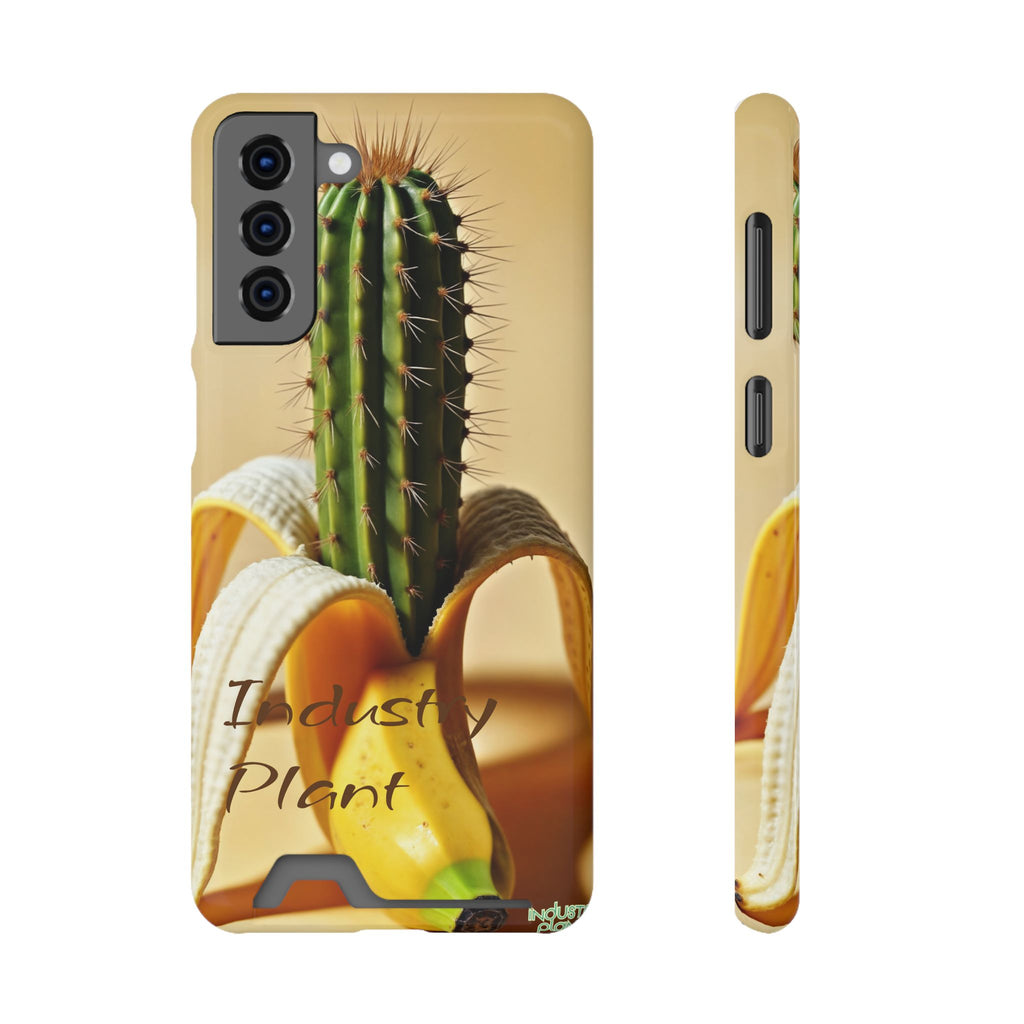 PEEL MY PRICKLED PECKER Stylish Phone Case with Card Holder by Industry Plant @AutoPaybump
