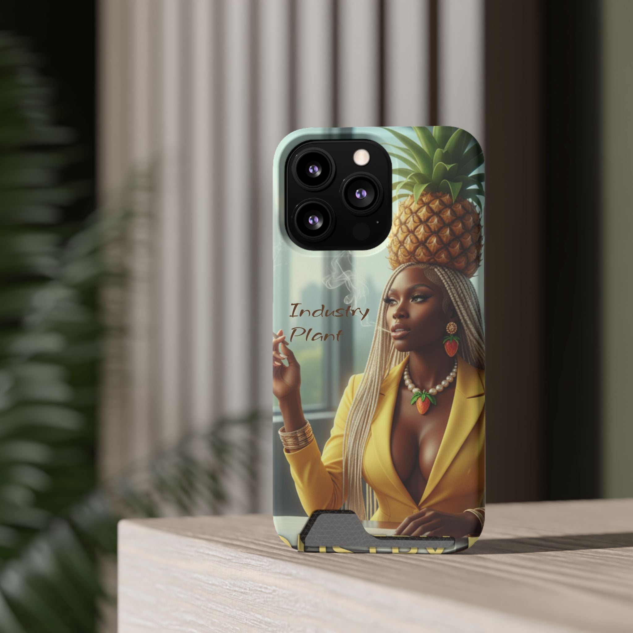 OSHUN EXHALES Stylish Phone Case with Card Holder by Industry Plant @AutoPaybump