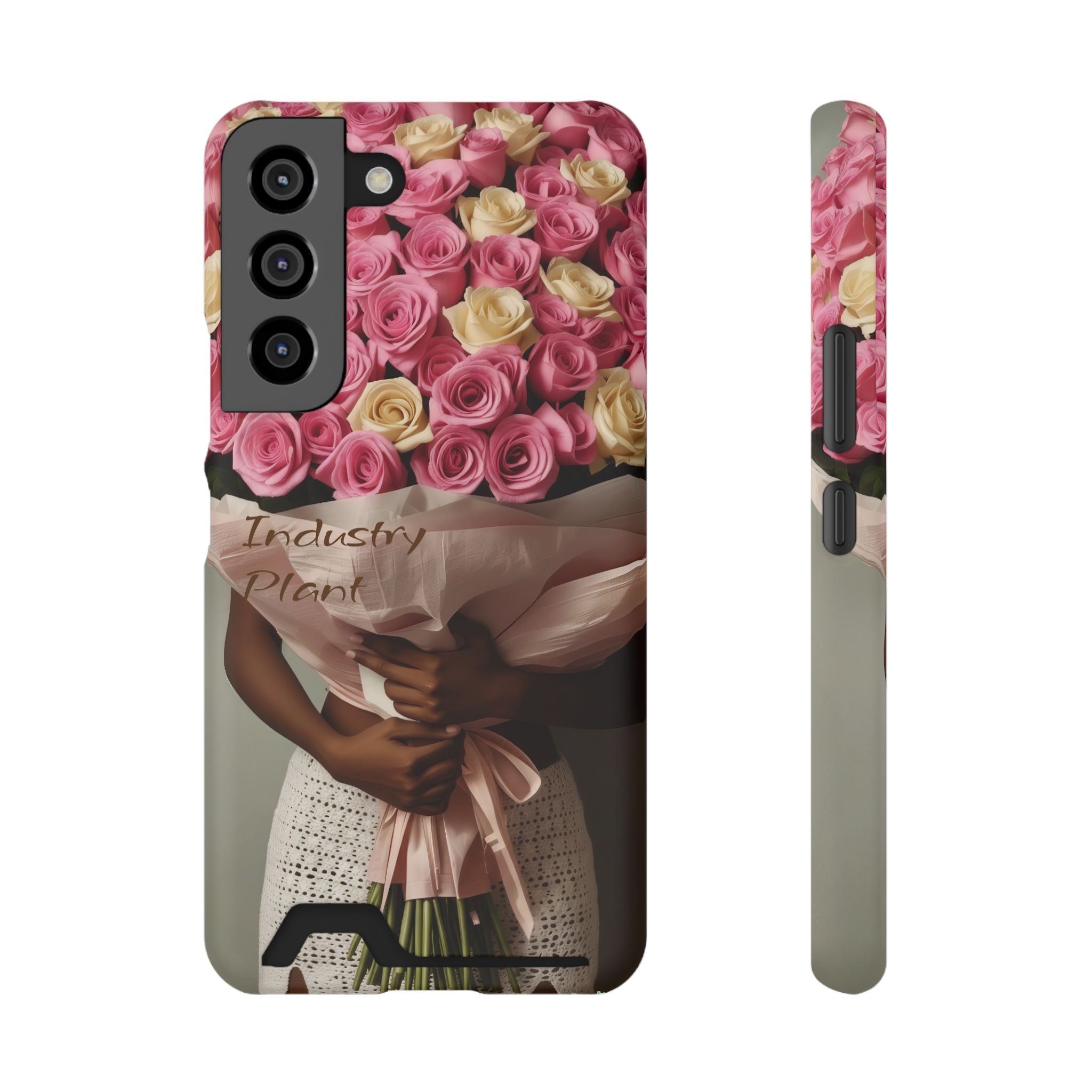 XOXO MS. BLOOMINGDALES PINK Stylish Phone Case with Card Holder by Industry Plant @AutoPaybump