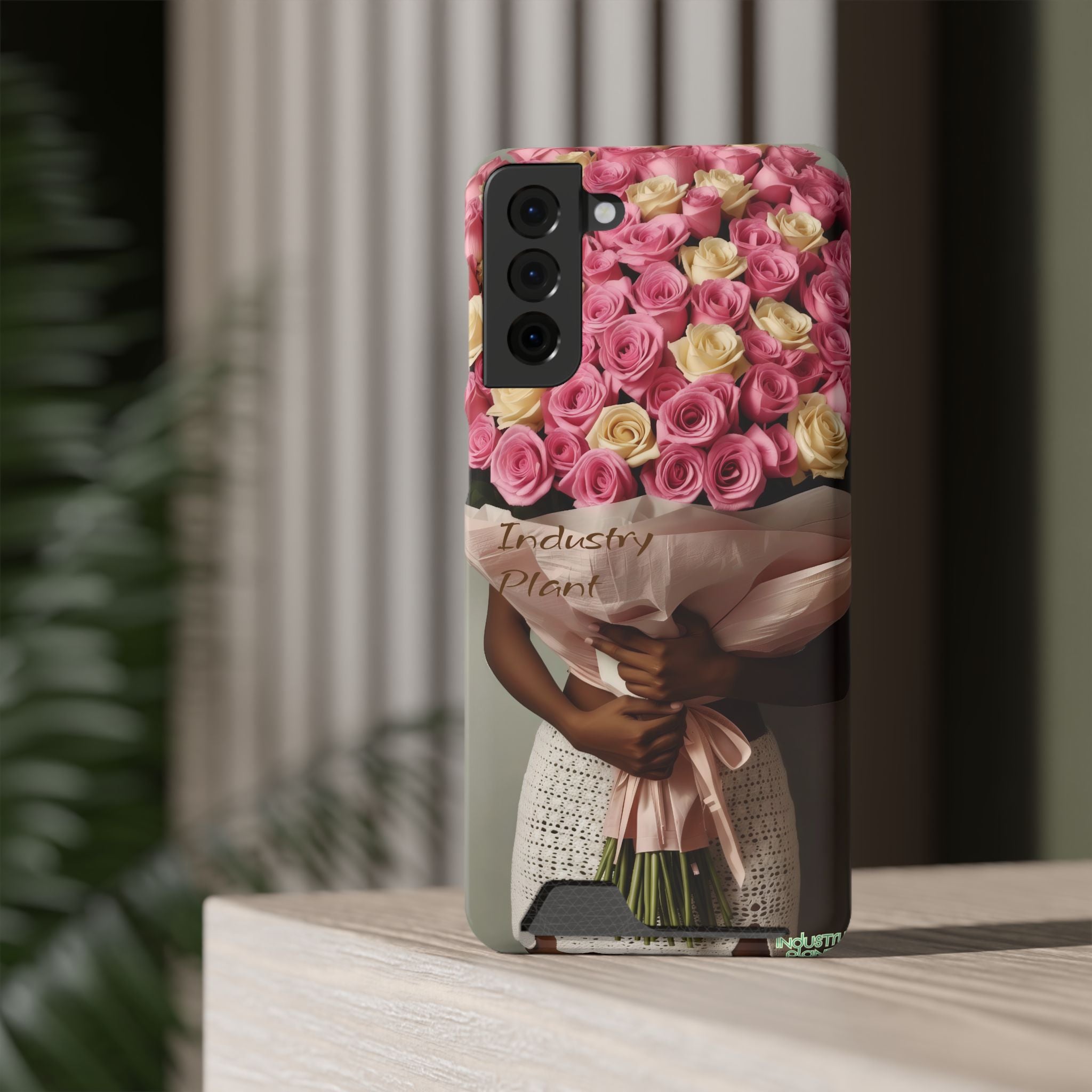 XOXO MS. BLOOMINGDALES PINK Stylish Phone Case with Card Holder by Industry Plant @AutoPaybump