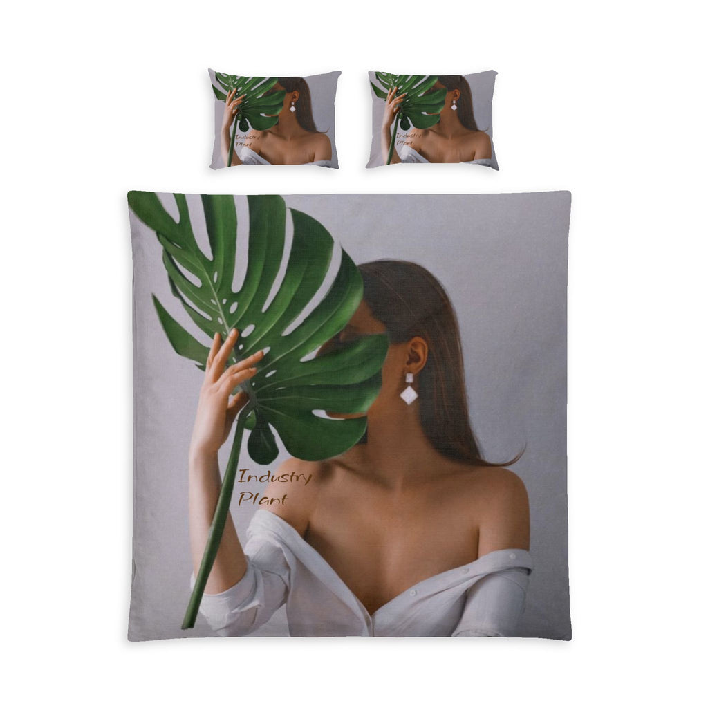 MONSTERA MYSTIQUE Cotton Bed Set by Industry Plant @AutoPaybump