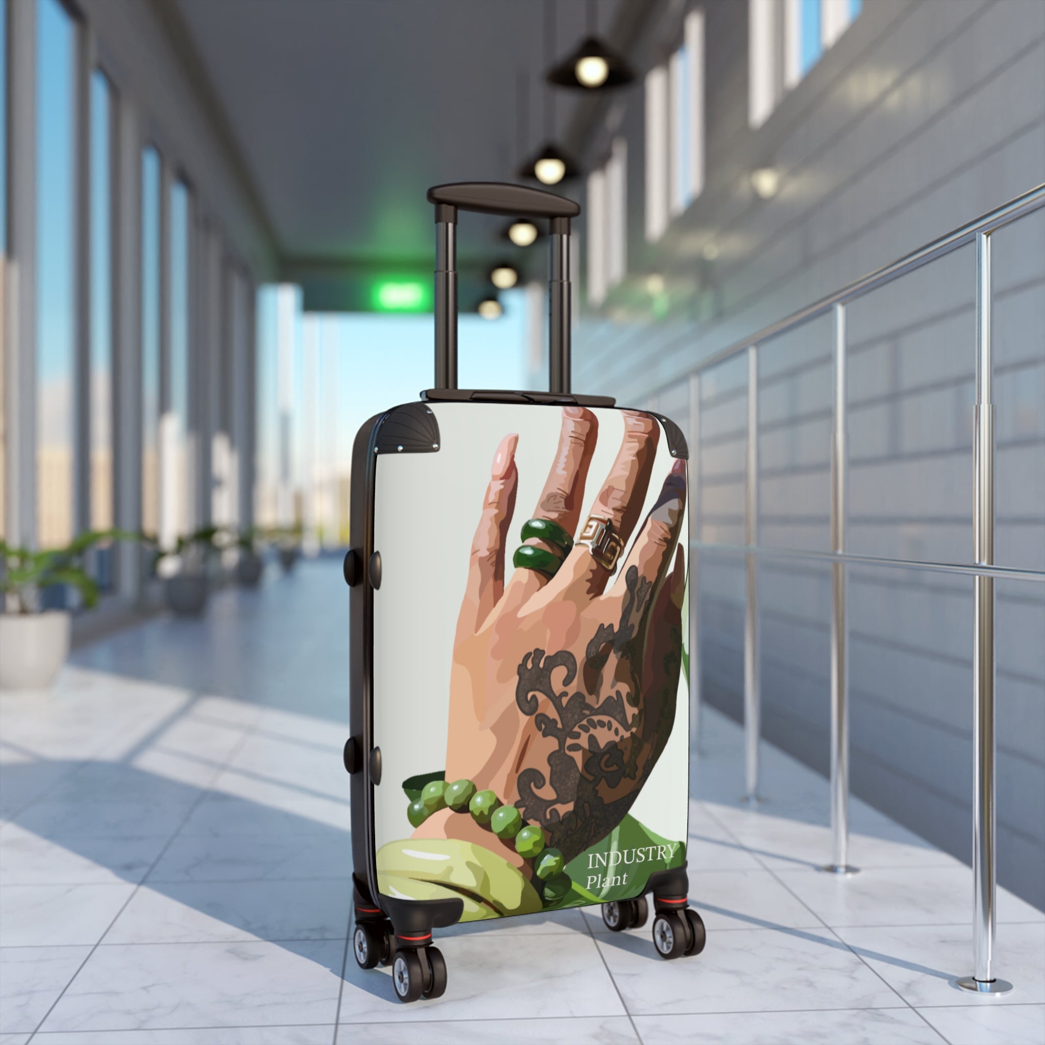 TATTED GREEN THUMB Suitcase by INDUSTRY PLANT by @AutoPaybump