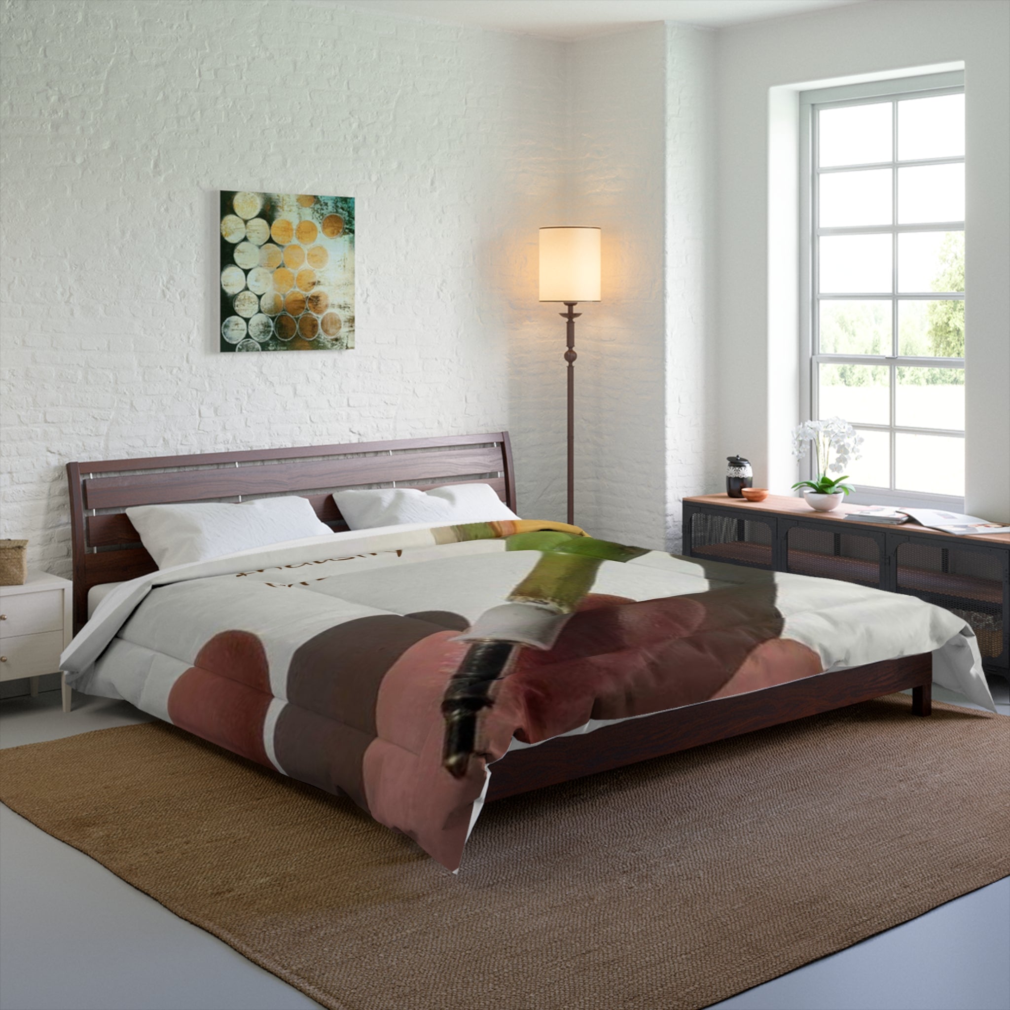 FLOWER POWER ANTHEM PEN Comforter by Industry Plant @AutoPaybump