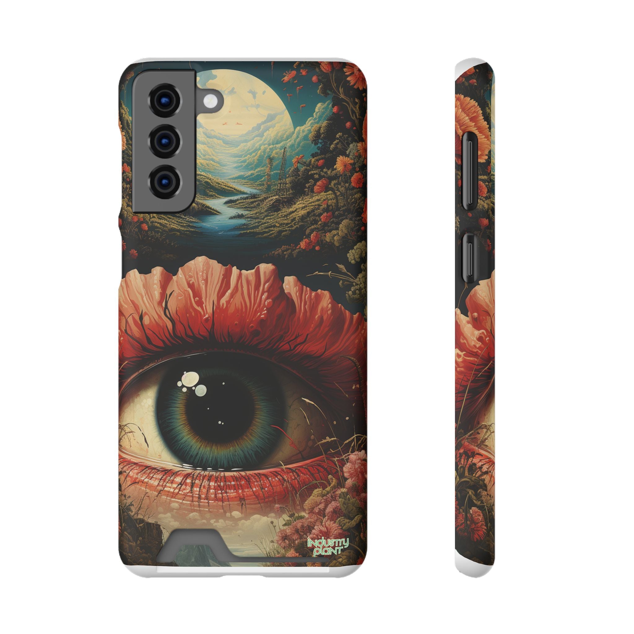 Eye Bloom Here... Stylish Phone Case with Card Holder by INDUSTRY PLANT @AutoPaybump