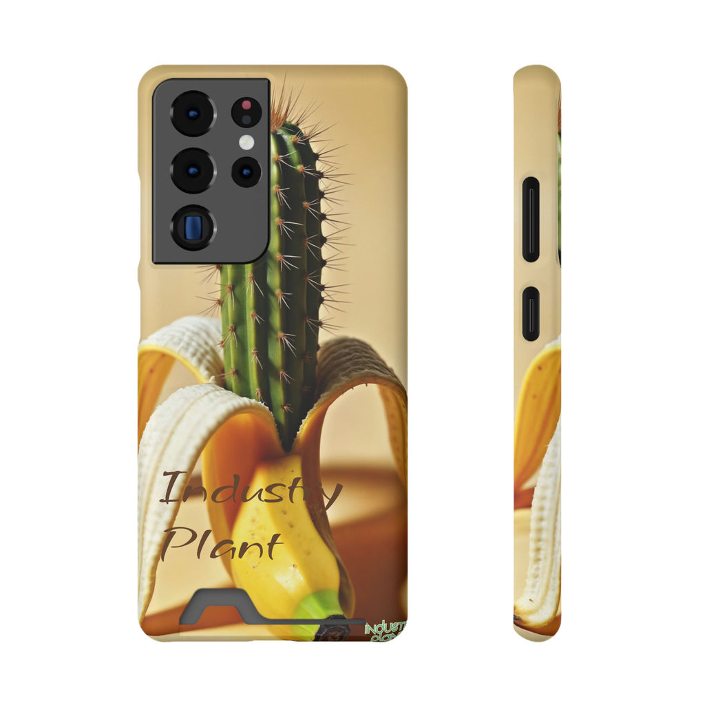PEEL MY PRICKLED PECKER Stylish Phone Case with Card Holder by Industry Plant @AutoPaybump
