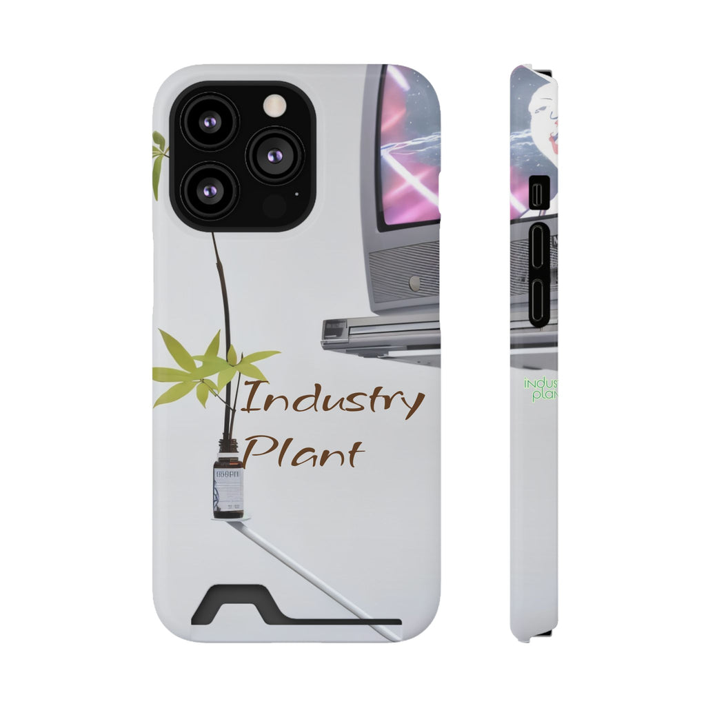 WEED TV Stylish Phone Case with Card Holder by Industry Plant @AutoPaybump
