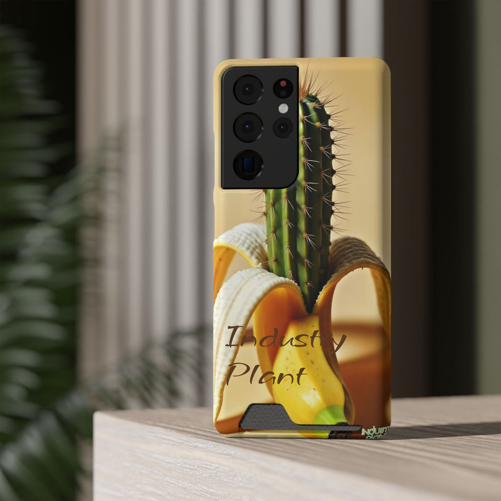 PEEL MY PRICKLED PECKER Stylish Phone Case with Card Holder by Industry Plant @AutoPaybump