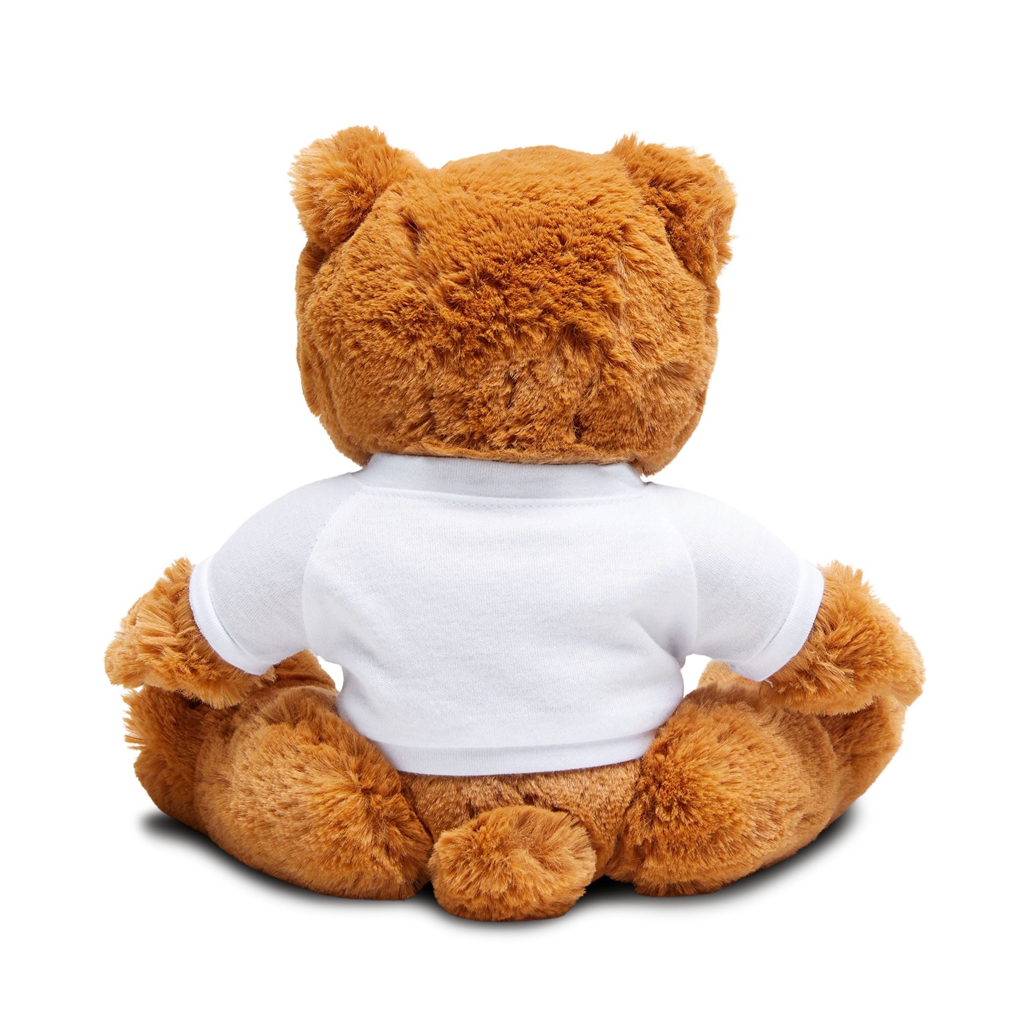 Adorable Teddy Bear with "48 LAWS of FLOWER POWER" T‑Shirt — Plush Gift for Kids & Adults by Industry Plant