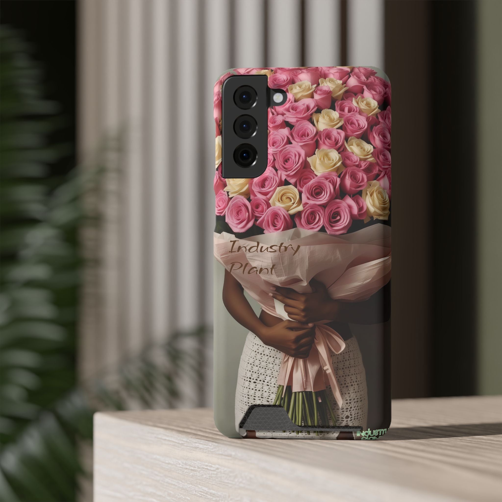 XOXO MS. BLOOMINGDALES PINK Stylish Phone Case with Card Holder by Industry Plant @AutoPaybump