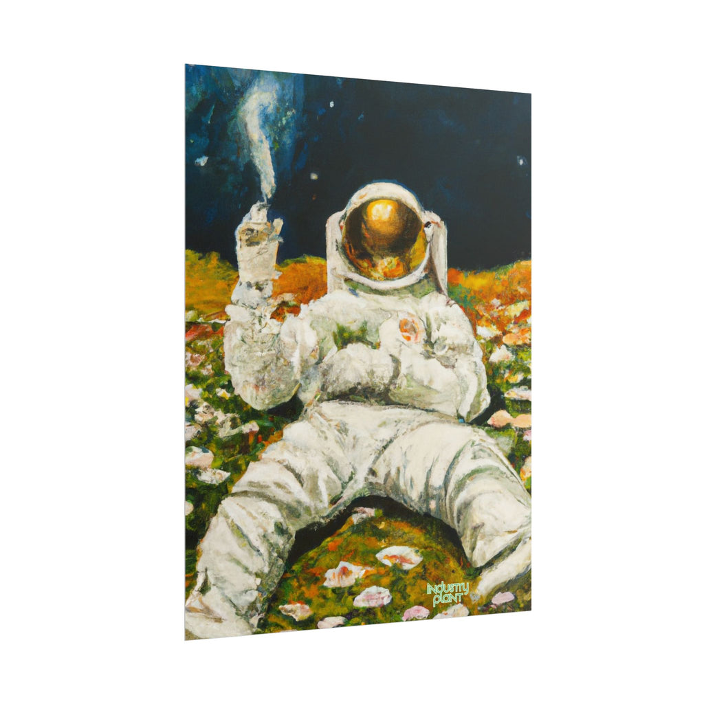 ASTRO STONER Fine Art Astronaut Poster — Retro Space Fine Art Print BY INDUSTRY PLANT @AutoPaybump