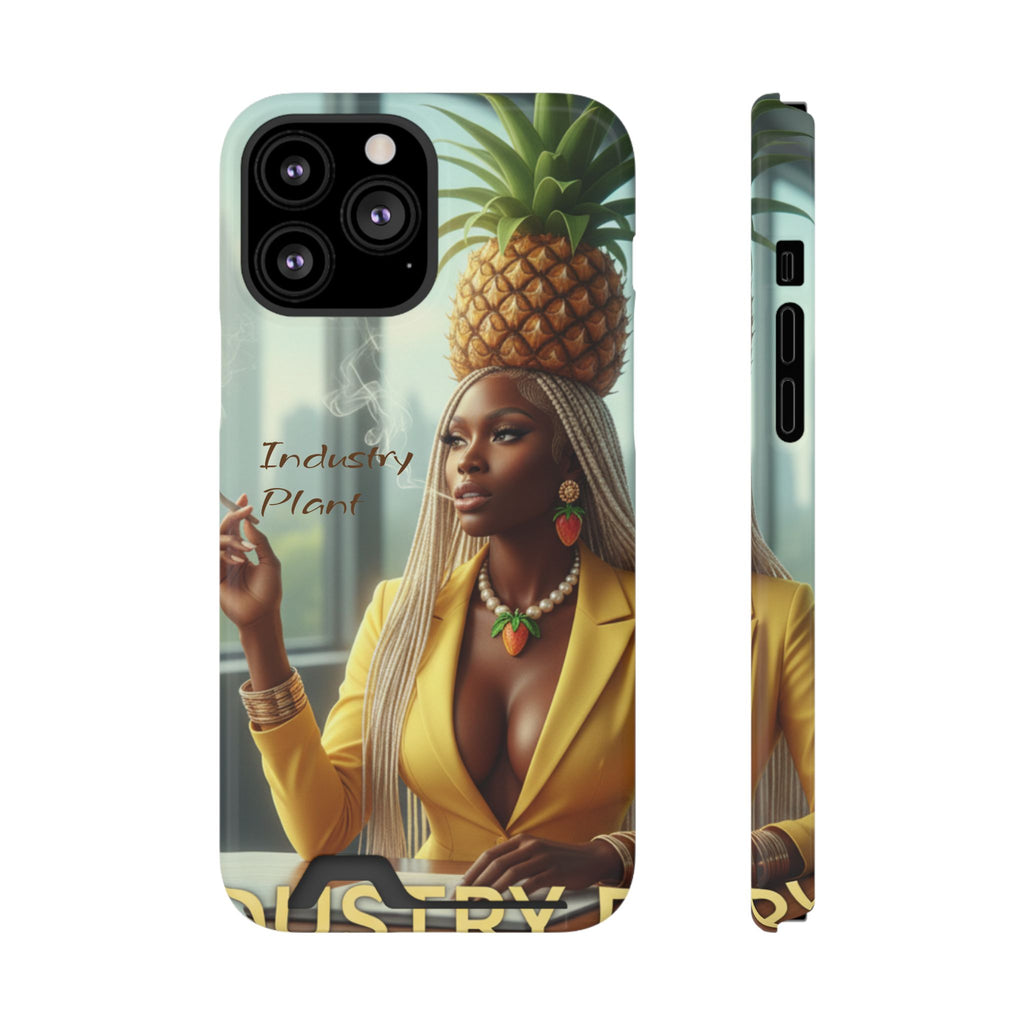 INDUSTRY PLANT Stylish Phone Case with Card Holder by Technically DopeAF @AutoPaybump