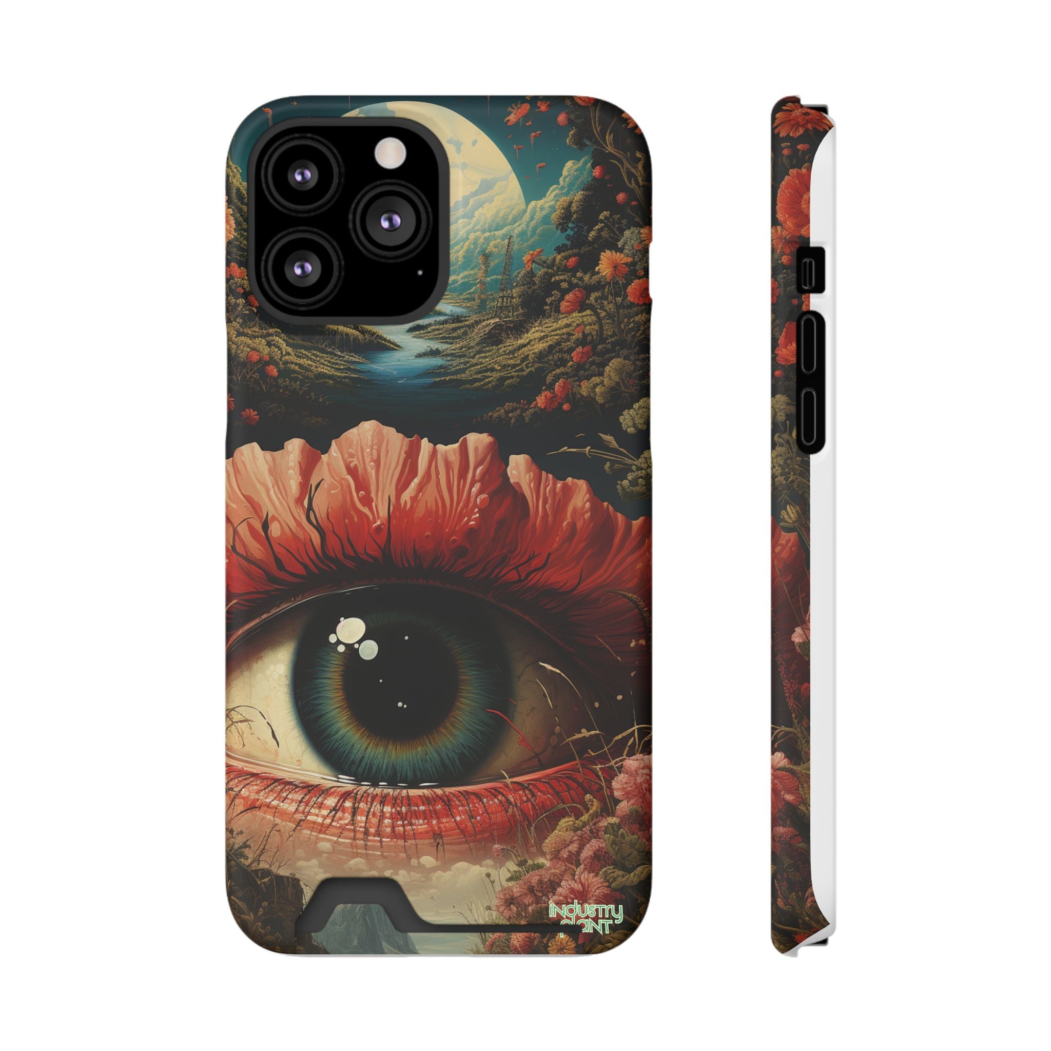 Eye Bloom Here... Stylish Phone Case with Card Holder by INDUSTRY PLANT @AutoPaybump