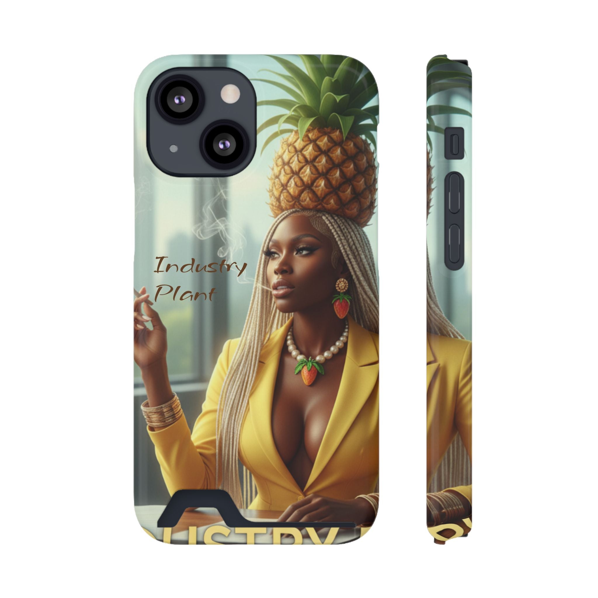 INDUSTRY PLANT Stylish Phone Case with Card Holder by Technically DopeAF @AutoPaybump