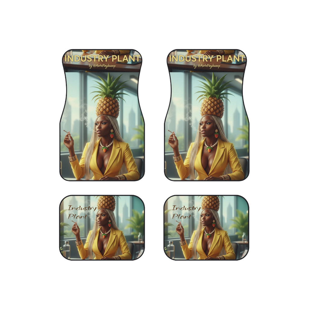 OSHUN EXHALES Unique Art Car Mats (Set of 4) - Stylish & Edgy Design by Industry Plant @AutoPaybump