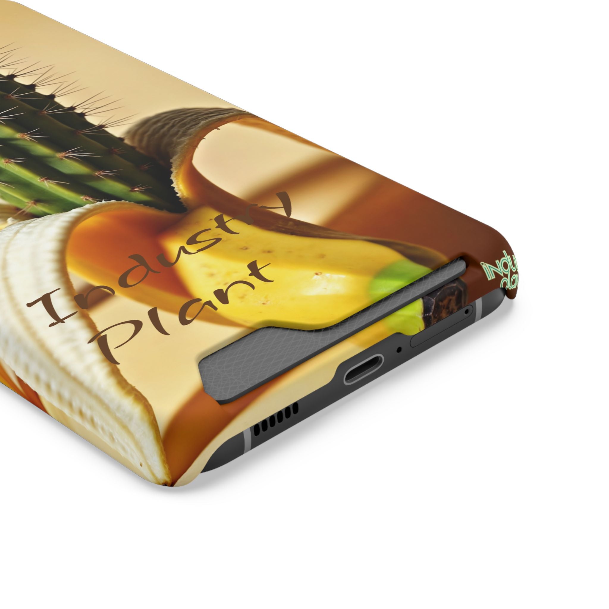 PEEL MY PRICKLED PECKER Stylish Phone Case with Card Holder by Industry Plant @AutoPaybump
