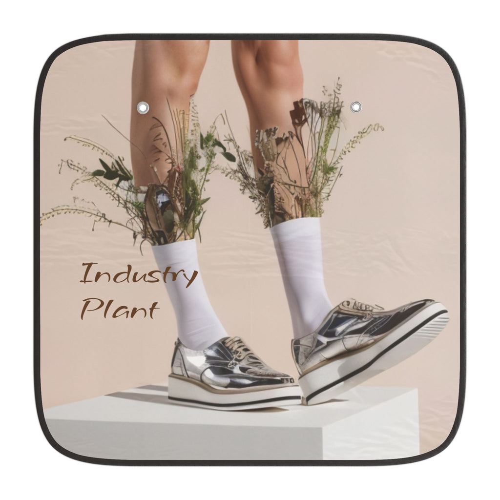 ALWAYS RUNNING ON PLANT POWER - Stylish & Edgy Car Sun Shades - Perfect for Summer Road Trips - Designed by Industry Plant @AutoPaybump
