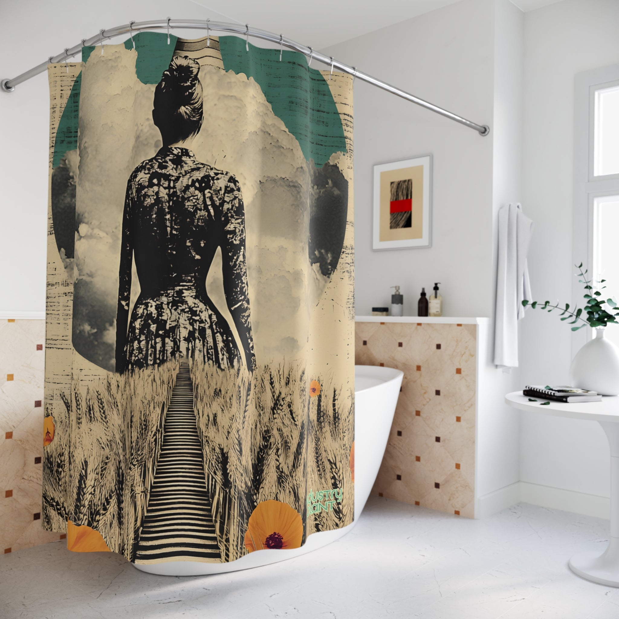 WHEAT SUPREMIST ANONYMOUS Shower Curtain by Industry Plant @AutoPaybump