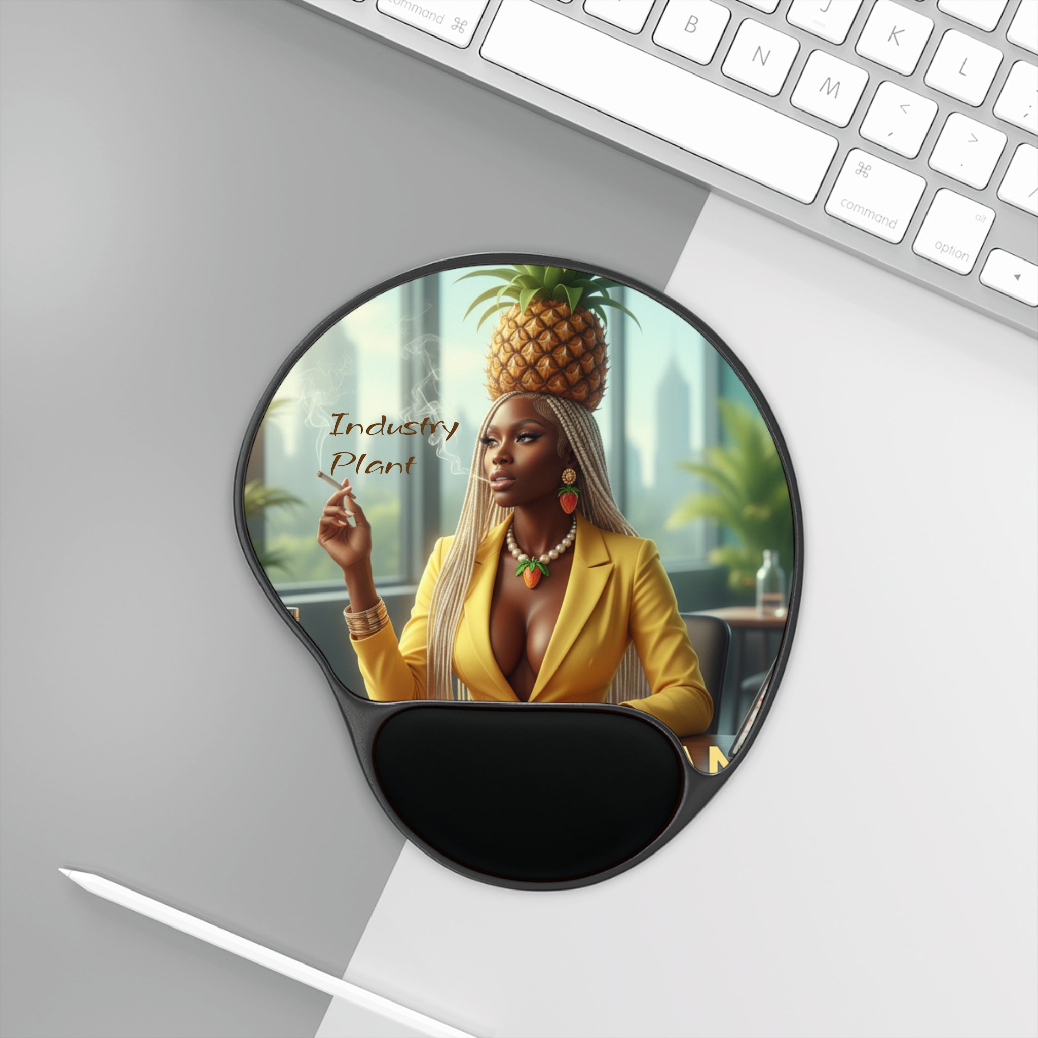 INDUSTRY PLANT Creative Mouse Pad with Wrist Rest | Designed by Technically DopeAF @AutoPaybump