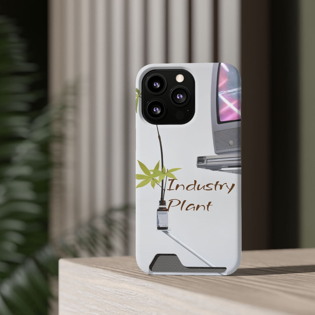 WEED TV Stylish Phone Case with Card Holder by Industry Plant @AutoPaybump