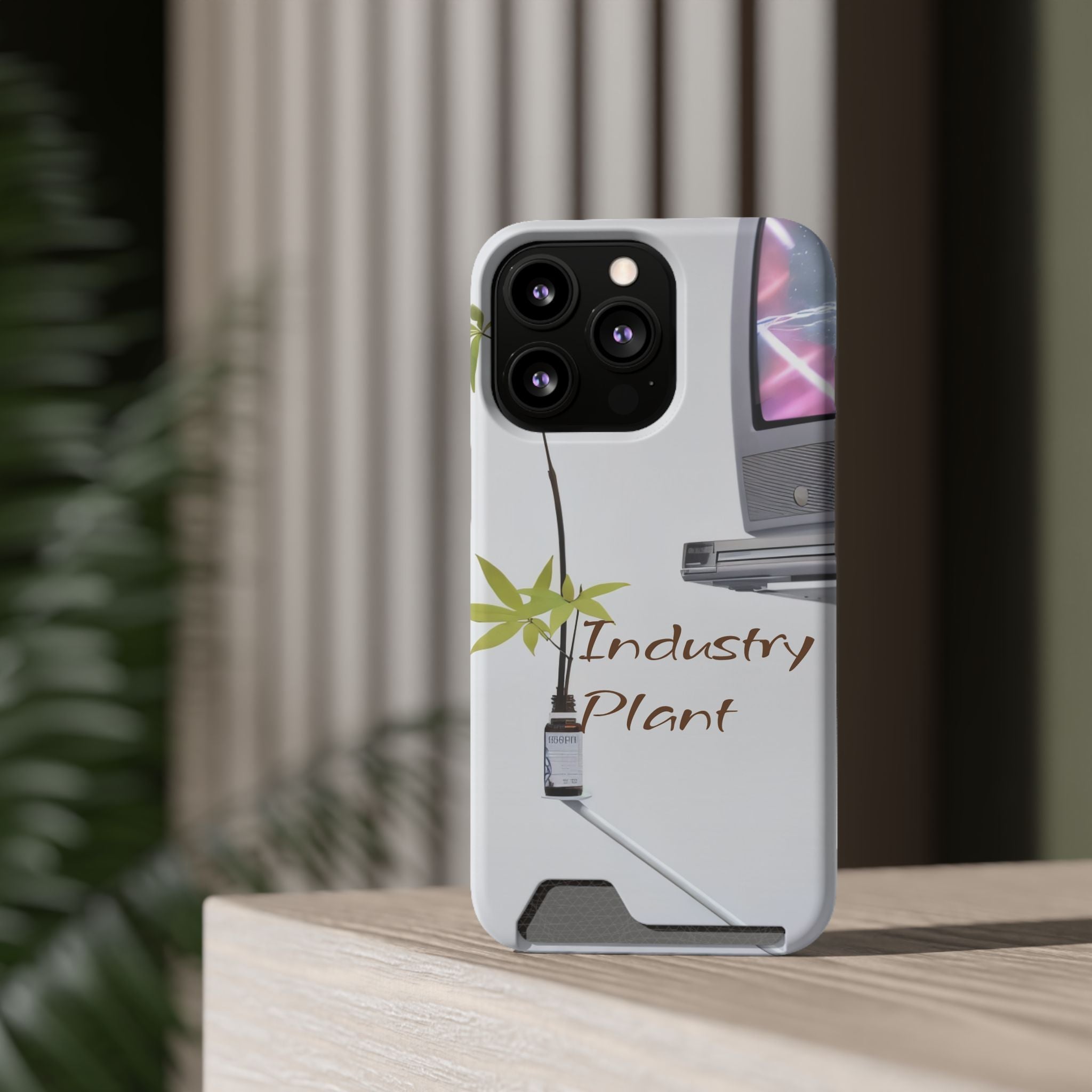 WEED TV Stylish Phone Case with Card Holder by Industry Plant @AutoPaybump