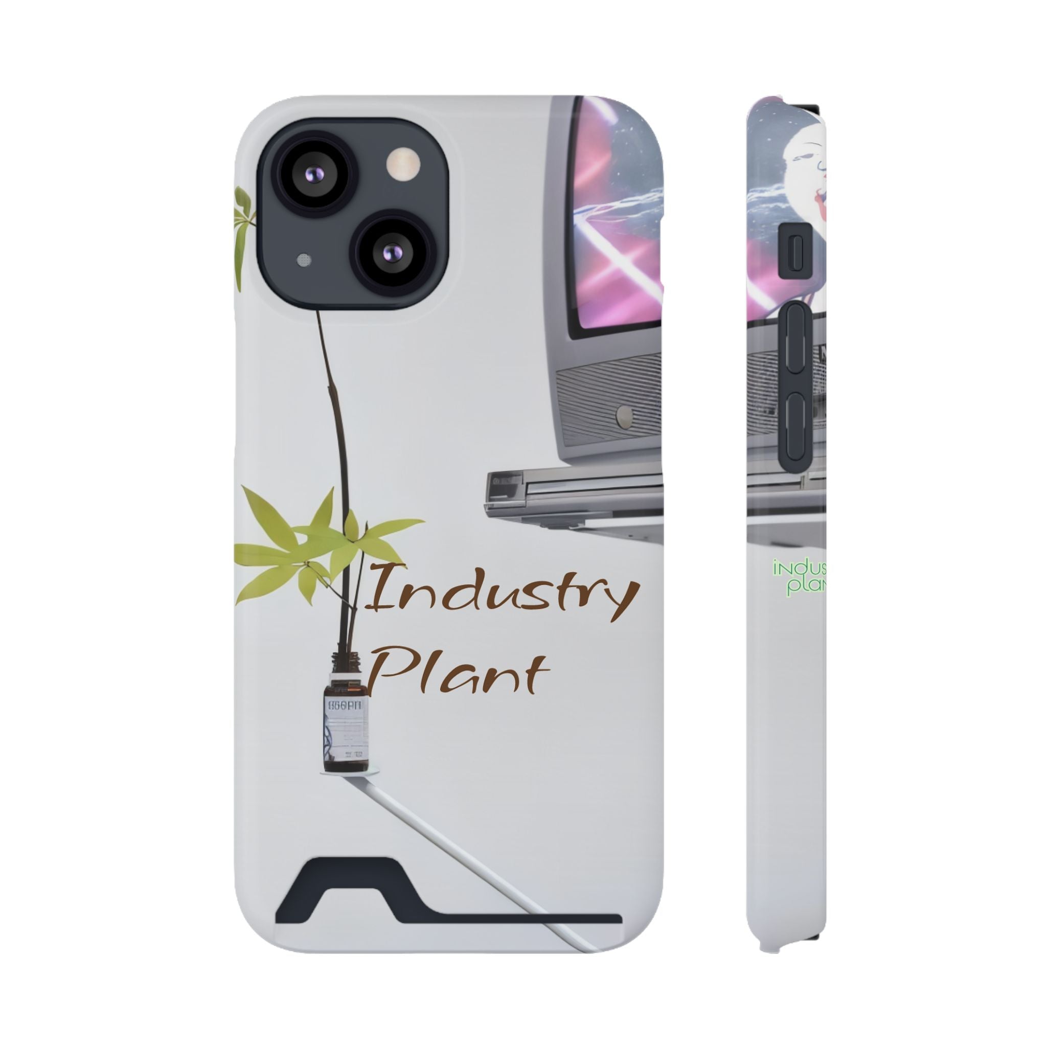 WEED TV Stylish Phone Case with Card Holder by Industry Plant @AutoPaybump
