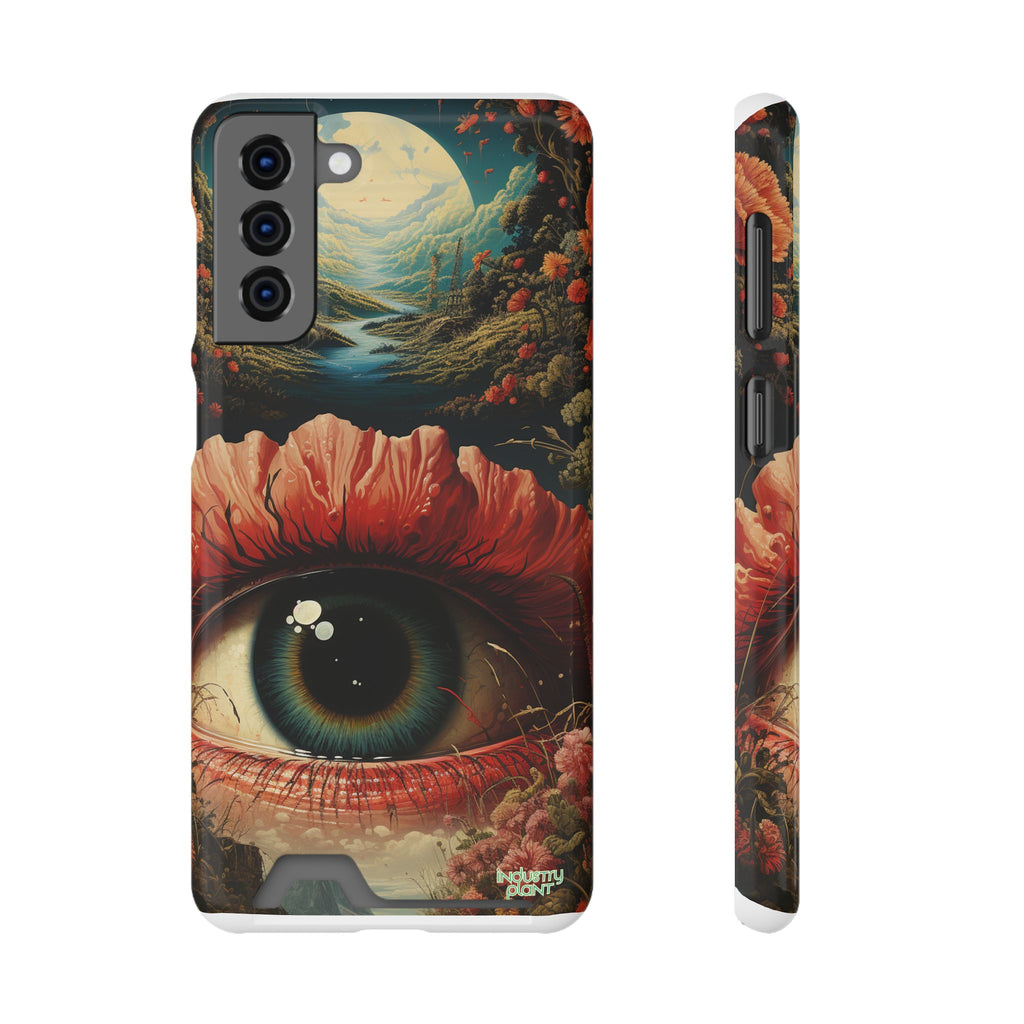 Eye Bloom Here... Stylish Phone Case with Card Holder by INDUSTRY PLANT @AutoPaybump