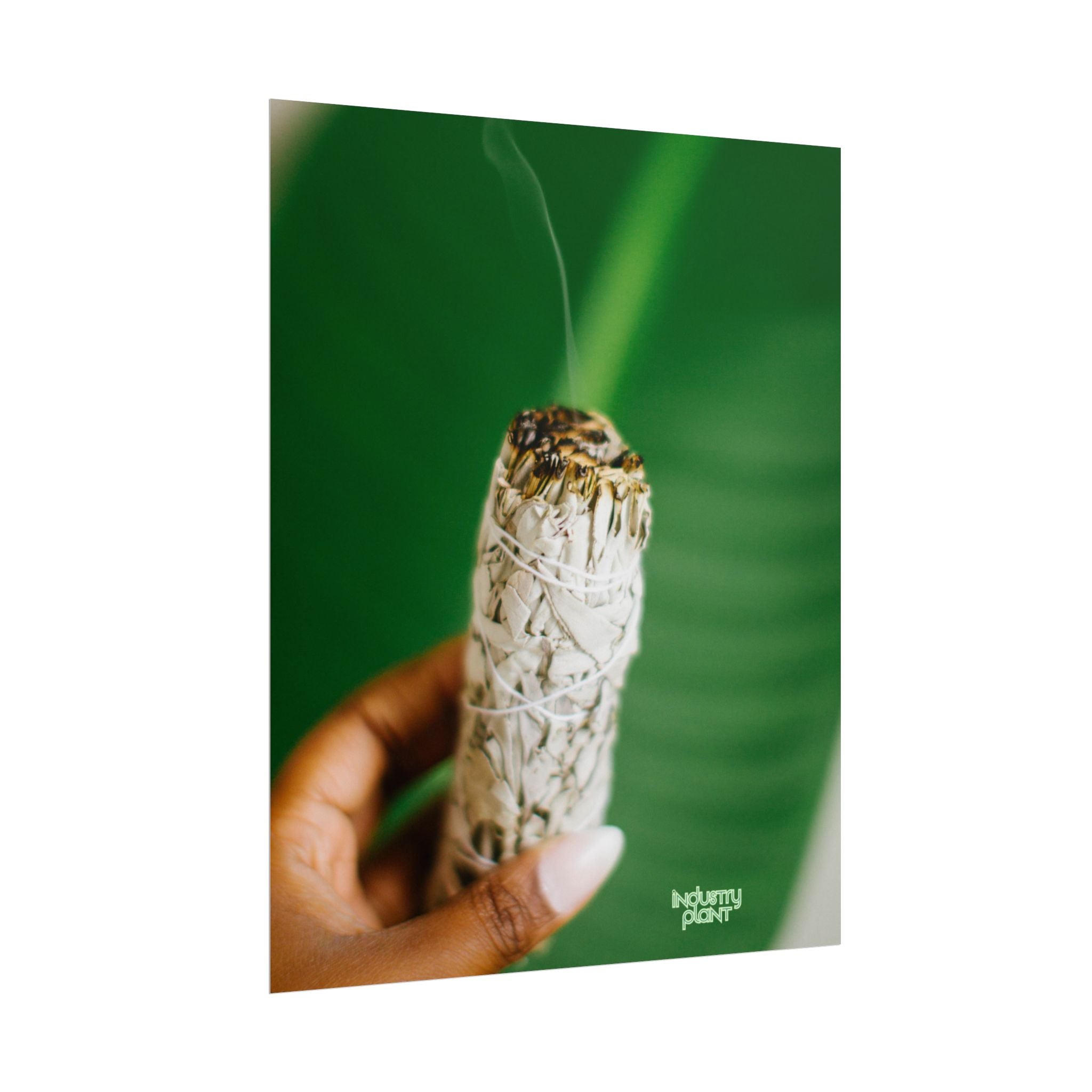 HER SAGING GRACE Sage Smudge Fine Art Poster — Botanical Aromatherapy Wall Fine Art by INDUSTRY PLANT @AutoPaybump