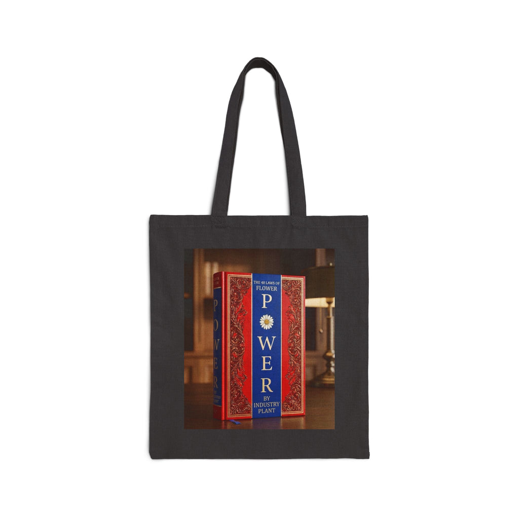 48 LAWS of FLOWER POWER — Vintage 'Power' Book Cover Canvas Tote by Industry Plant