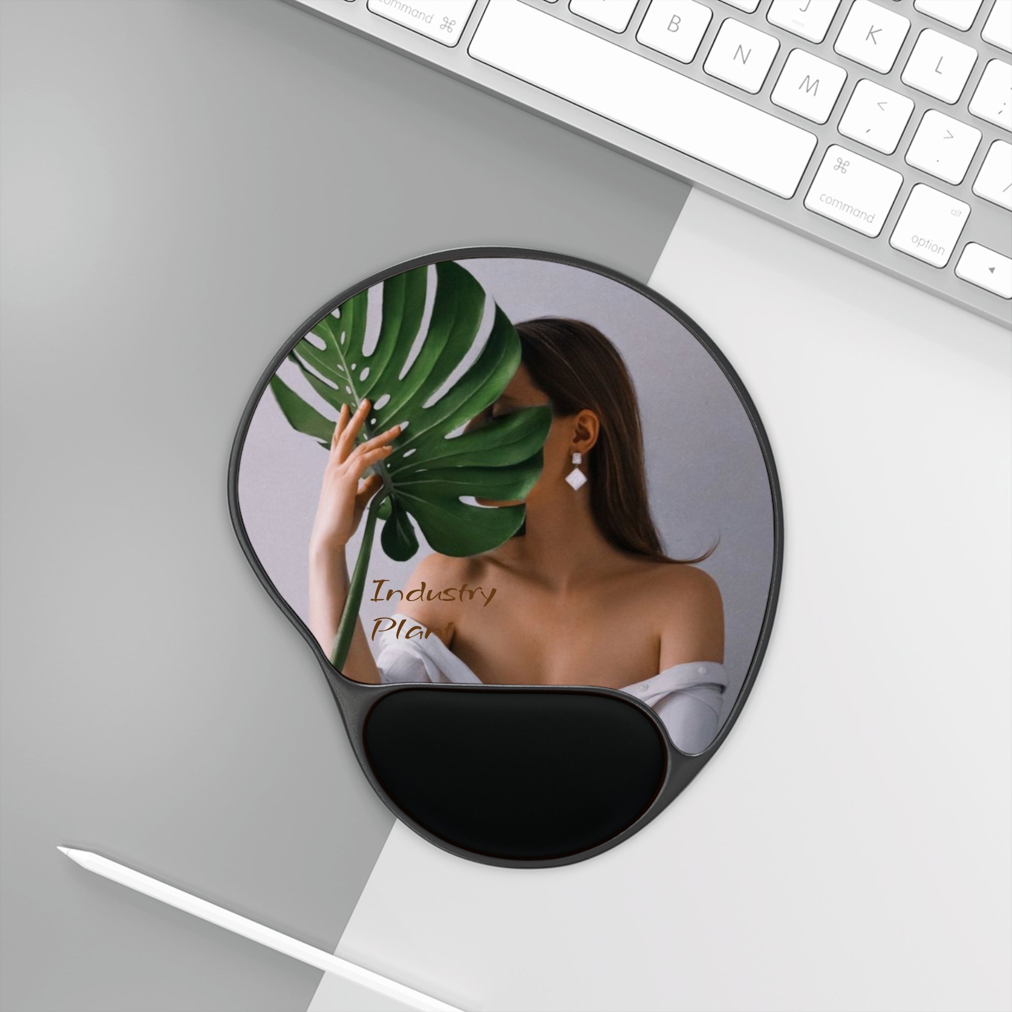 MONSTERA MYSTIQUE Creative Mouse Pad with Wrist Rest | Designed by INDUSTRY PLANT @AutoPaybump