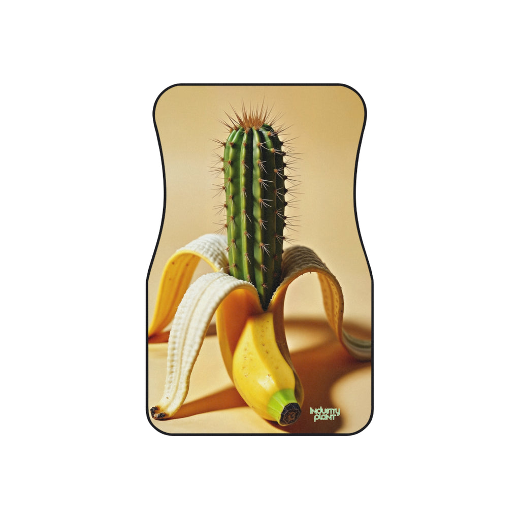 PEEL MY PRICKLED PECKER Unique Art Car Mats (Set of 4) - Stylish & Edgy Design by Industry Plant @AutoPaybump