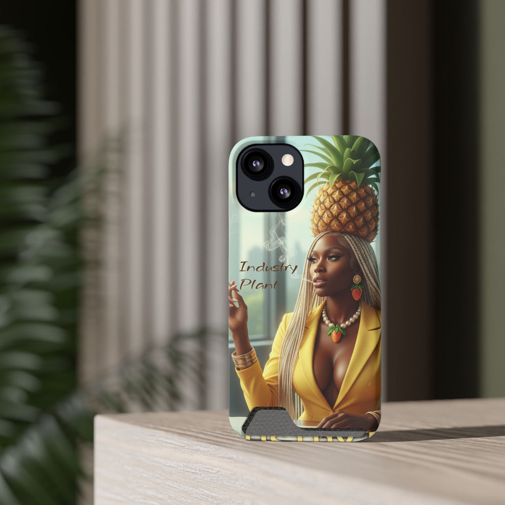 INDUSTRY PLANT Stylish Phone Case with Card Holder by Technically DopeAF @AutoPaybump