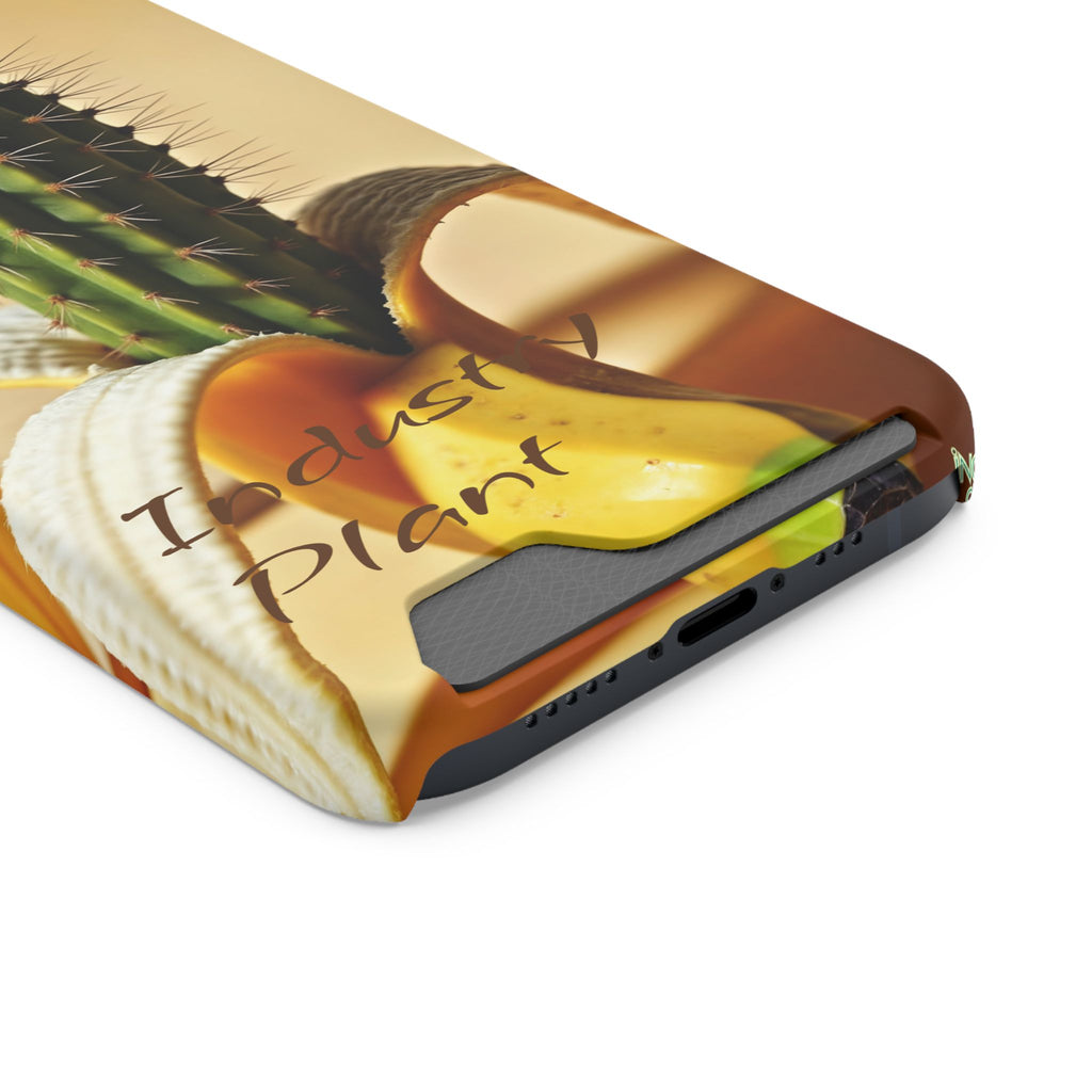 PEEL MY PRICKLED PECKER Stylish Phone Case with Card Holder by Industry Plant @AutoPaybump