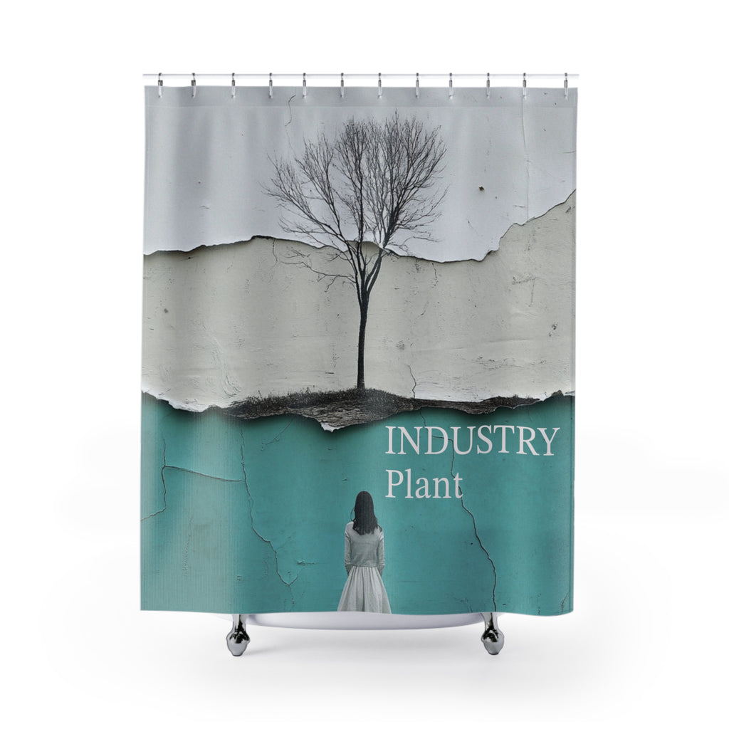 BRANCHING OFF ON MY OWN Shower Curtain by Industry Plant
