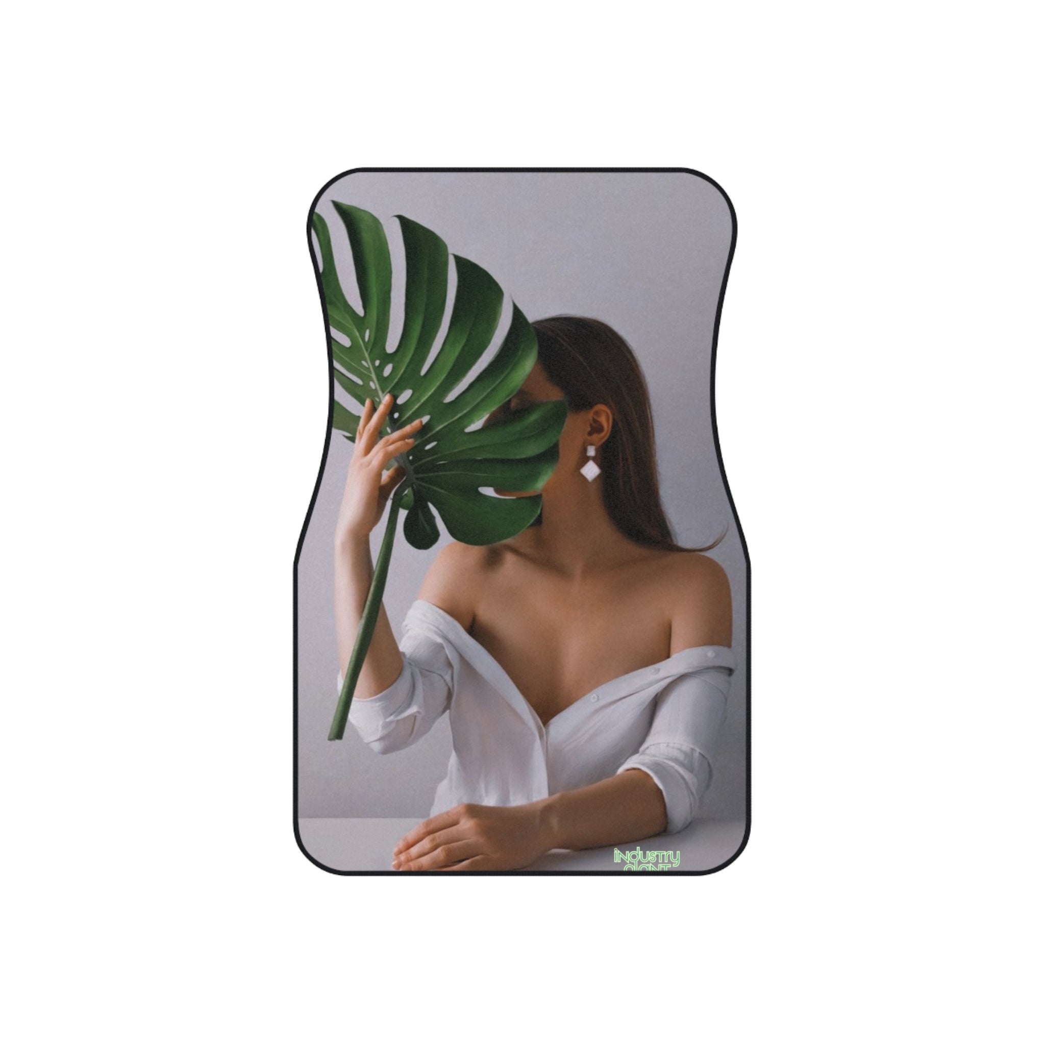 MONSTERA MYSTIQUE Unique Art Car Mats (Set of 4) - Stylish & Edgy Design by INDUSTRY PLANT @AutoPaybump