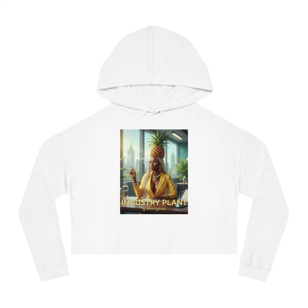 INDUSTRY PLANT Chic Women's Cropped Hoodie by Technically DopeAF @AutoPaybump