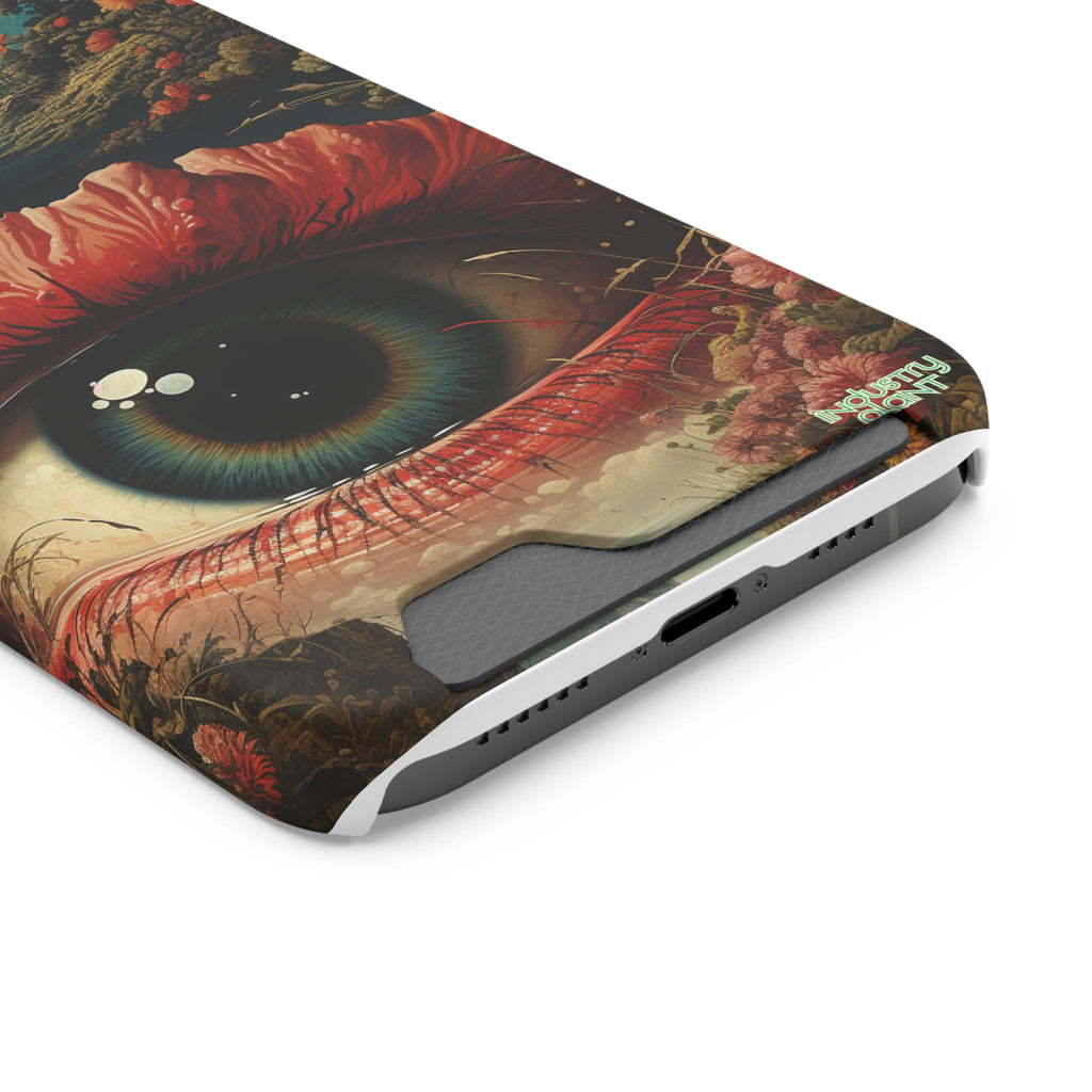 Eye Bloom Here... Stylish Phone Case with Card Holder by INDUSTRY PLANT @AutoPaybump