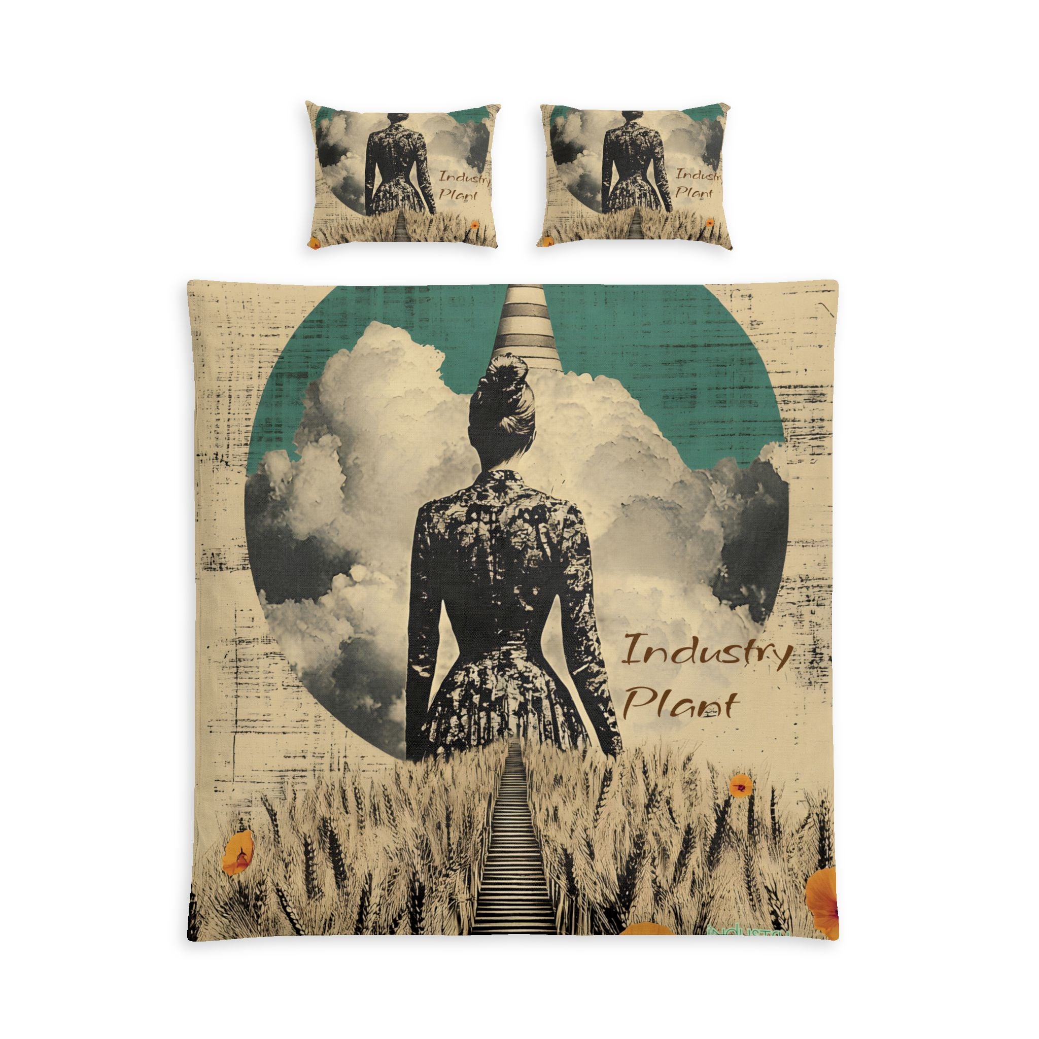 WHEAT SUPREMACIST Cotton Bed Set by Industry Plant @AutoPaybump