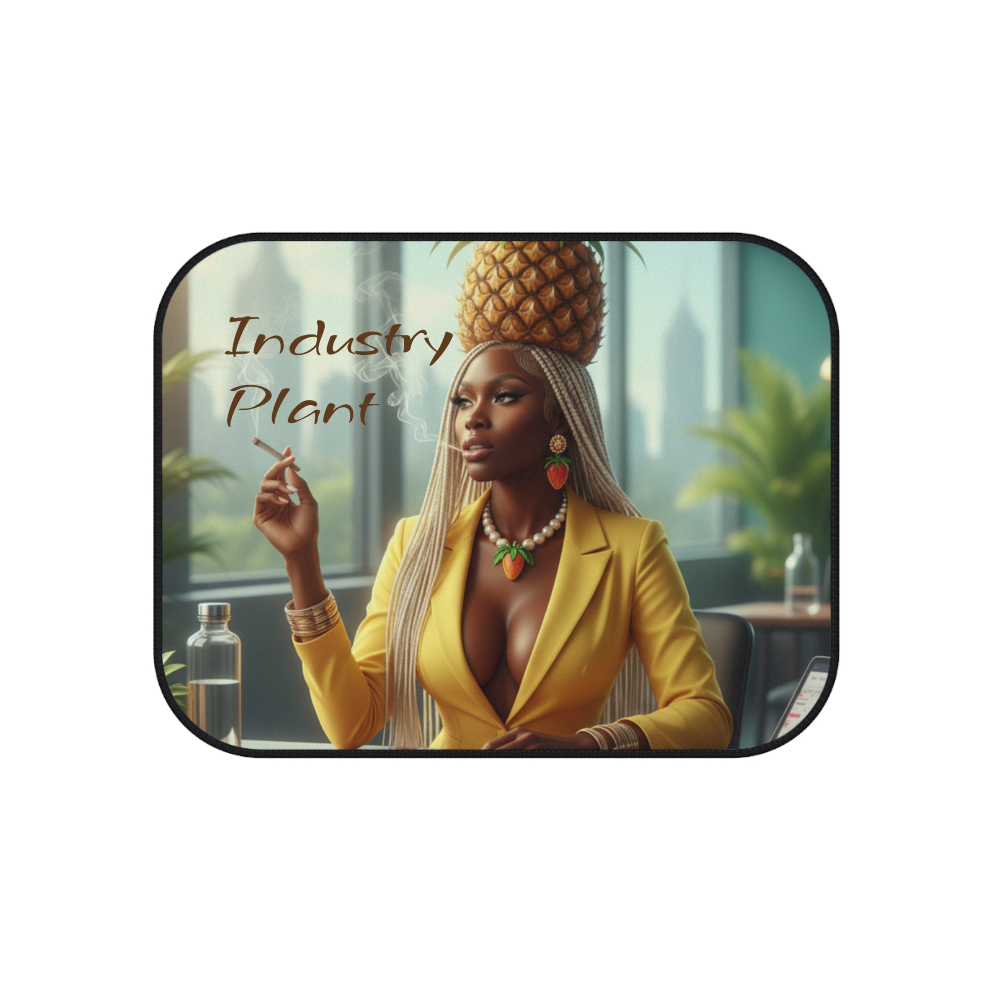 OSHUN EXHALES Unique Art Car Mats (Set of 4) - Stylish & Edgy Design by Industry Plant @AutoPaybump