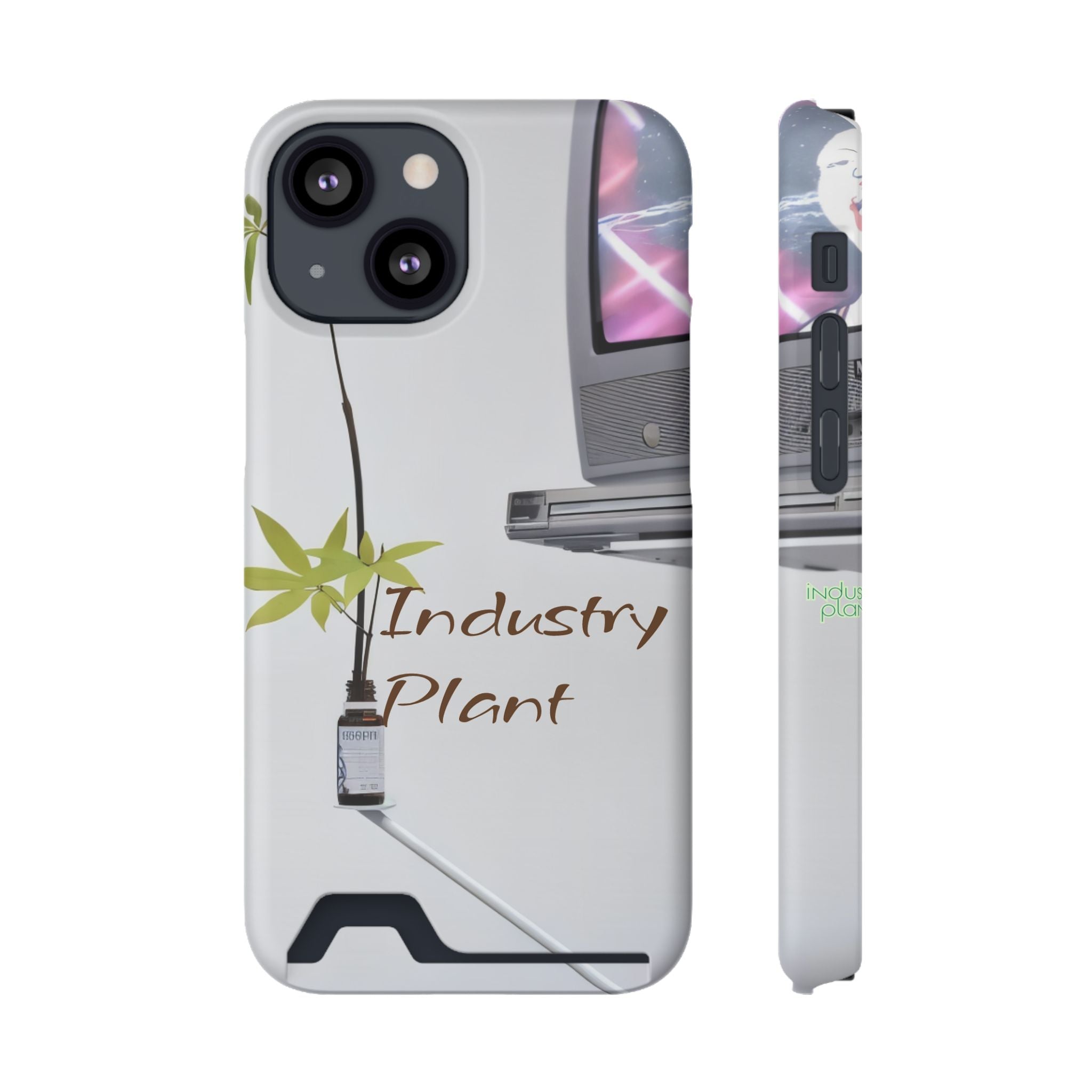 WEED TV Stylish Phone Case with Card Holder by Industry Plant @AutoPaybump