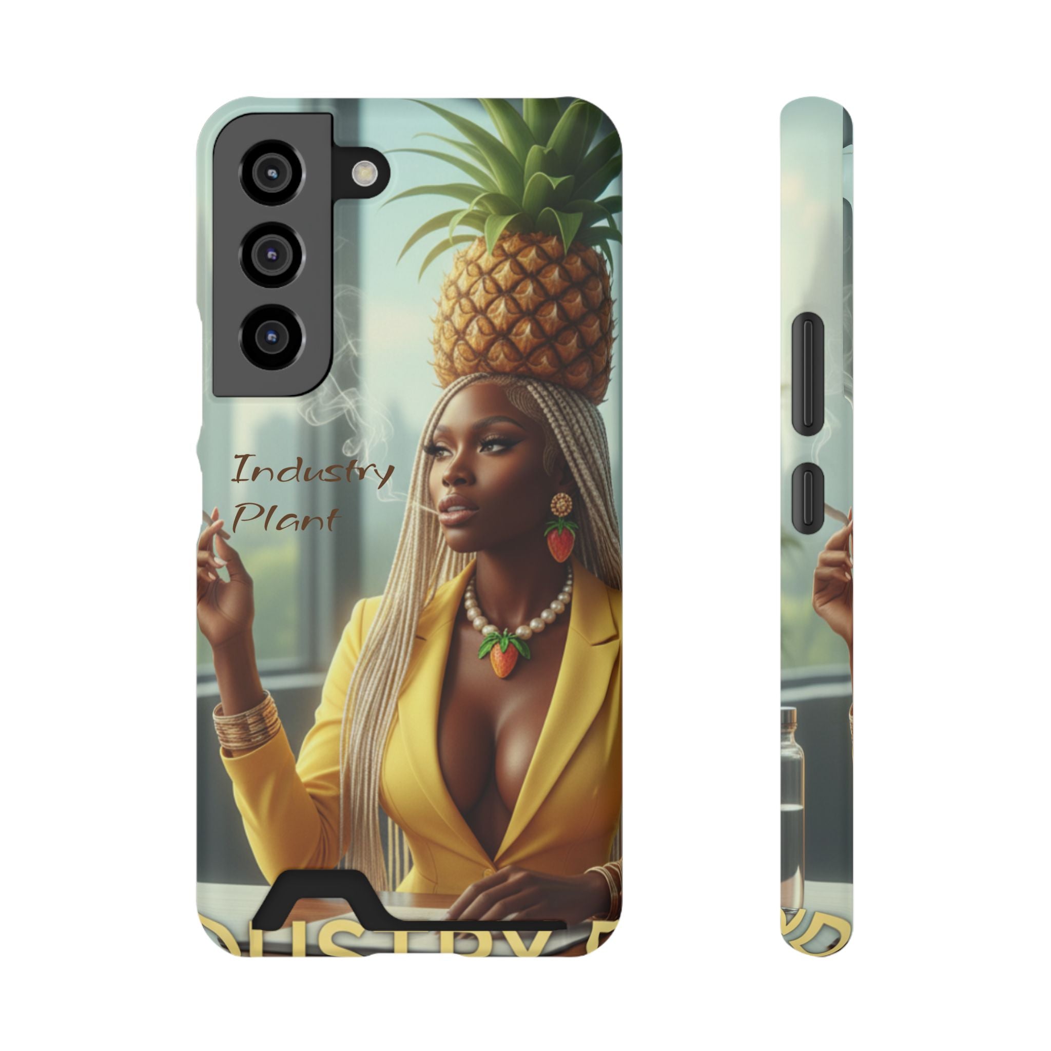 INDUSTRY PLANT Stylish Phone Case with Card Holder by Technically DopeAF @AutoPaybump