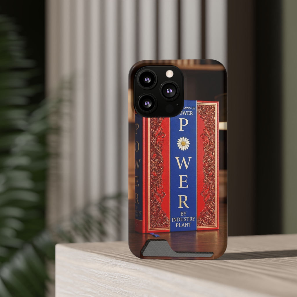48 LAWS of FLOWER POWER Stylish Phone Case with Card Holder by INDUSTRY PLANT