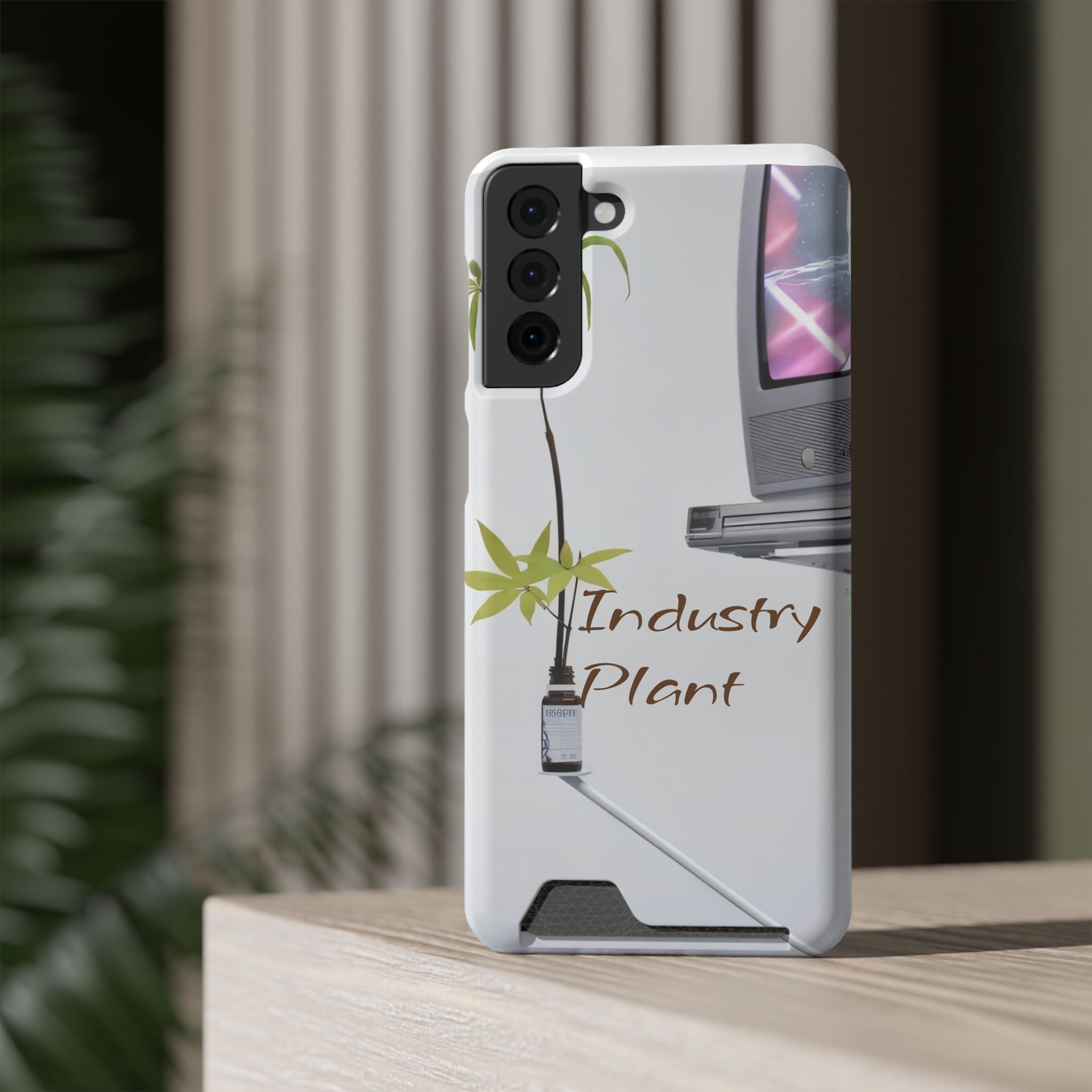 WEED TV Stylish Phone Case with Card Holder by Industry Plant @AutoPaybump