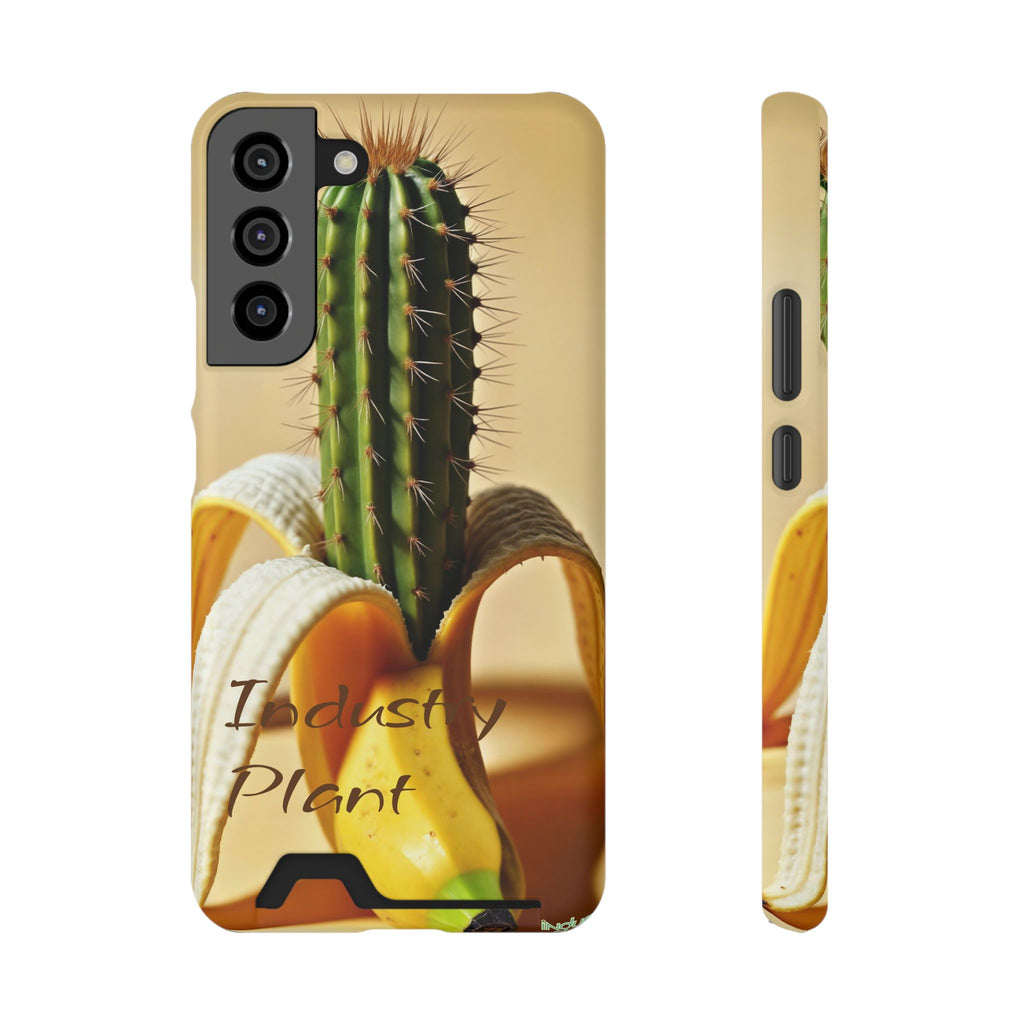 PEEL MY PRICKLED PECKER Stylish Phone Case with Card Holder by Industry Plant @AutoPaybump