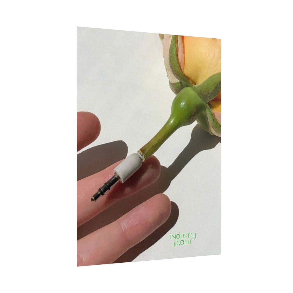 FLOWER POWER ANTHEM PEN Fine Art Poster — Surreal Floral Ballpoint Pen Fine Art Print by INDUSTRY PLANT @AutoPaybump
