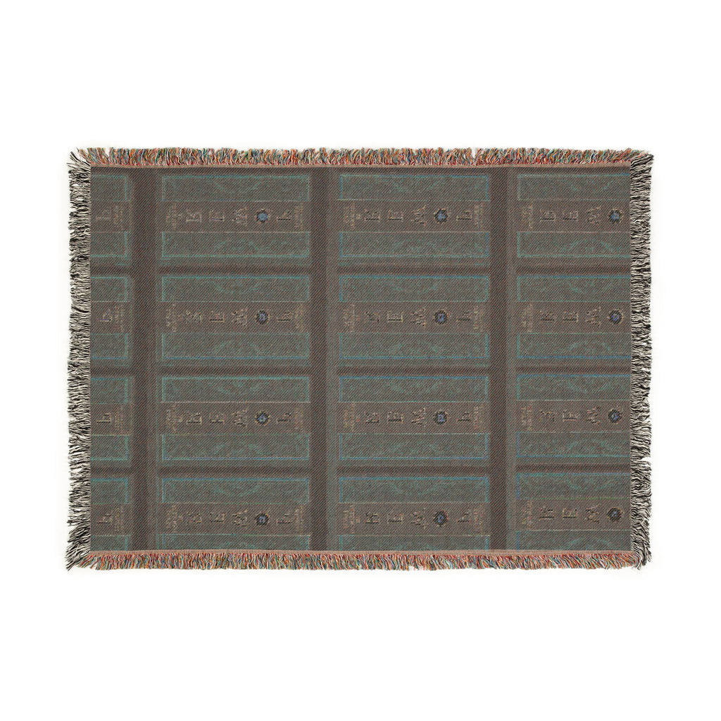 48 LAWS of FLOWER POWER Woven Blanket – Rustic Southwestern Navajo-Style Throw by INDUSTRY PLANT