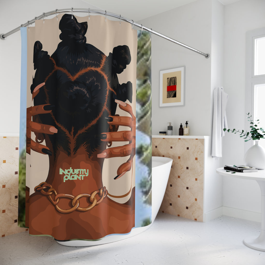 BANTU KNOTS x BOTANICALS Shower Curtain by Industry Plant