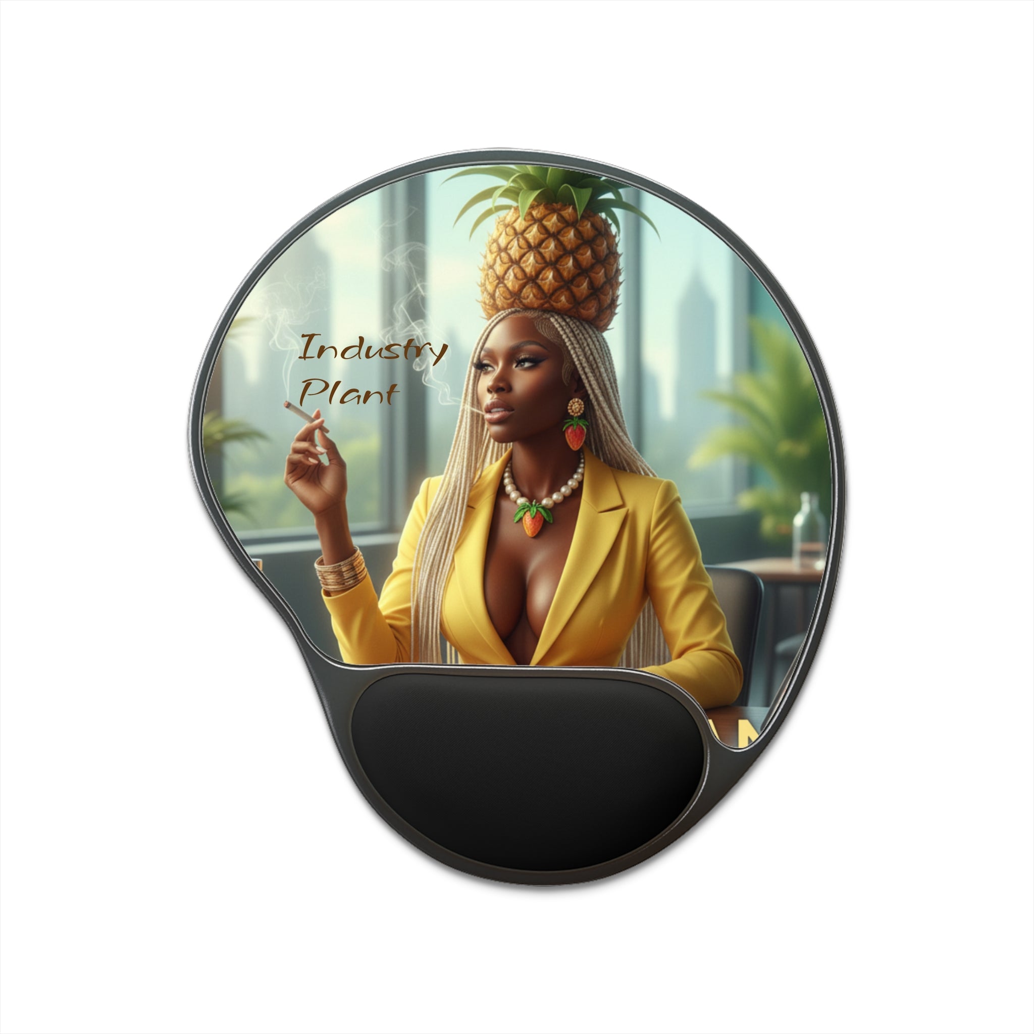 INDUSTRY PLANT Creative Mouse Pad with Wrist Rest | Designed by Technically DopeAF @AutoPaybump