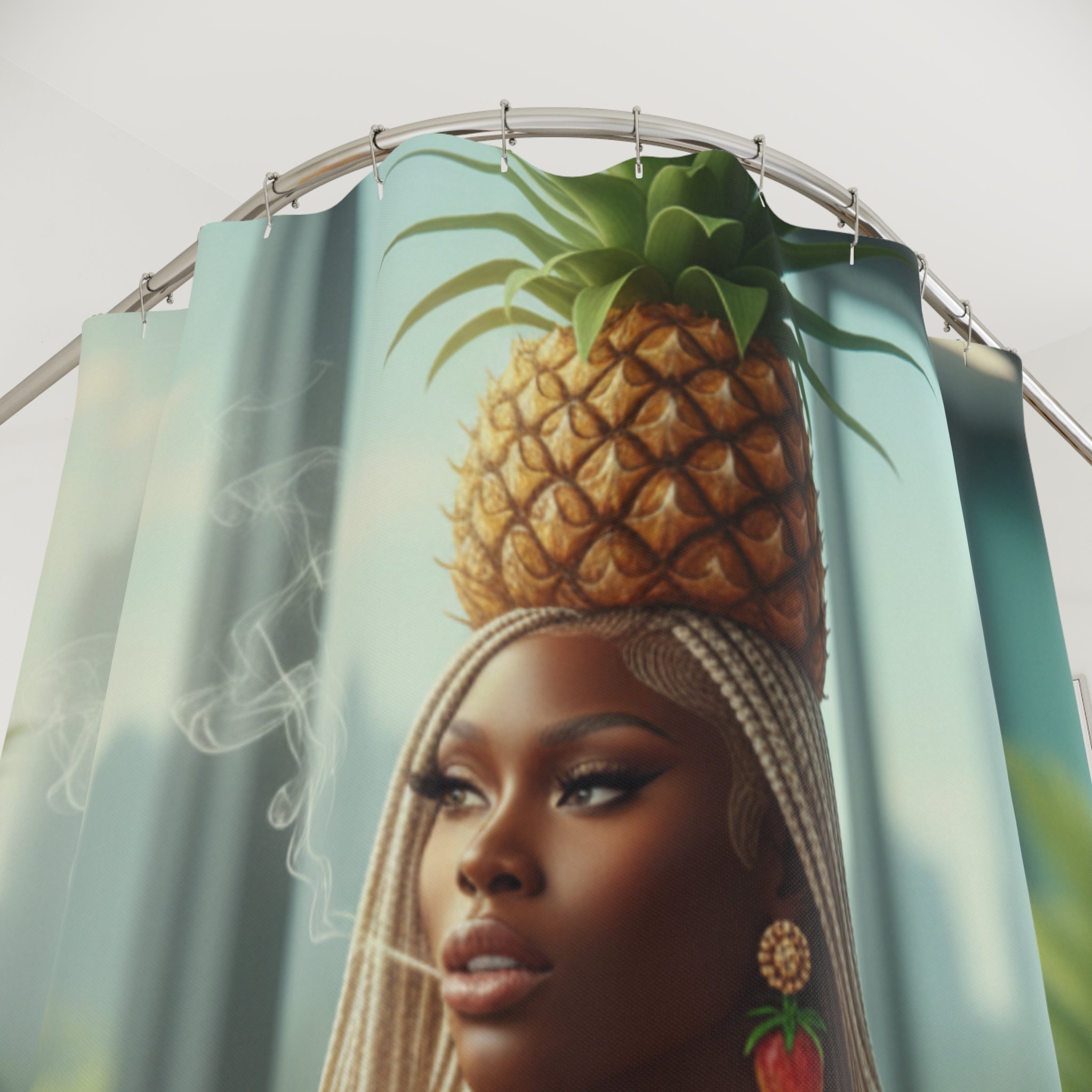 OSHUN EXHALES Shower Curtain by Industry Plant @AutoPaybump