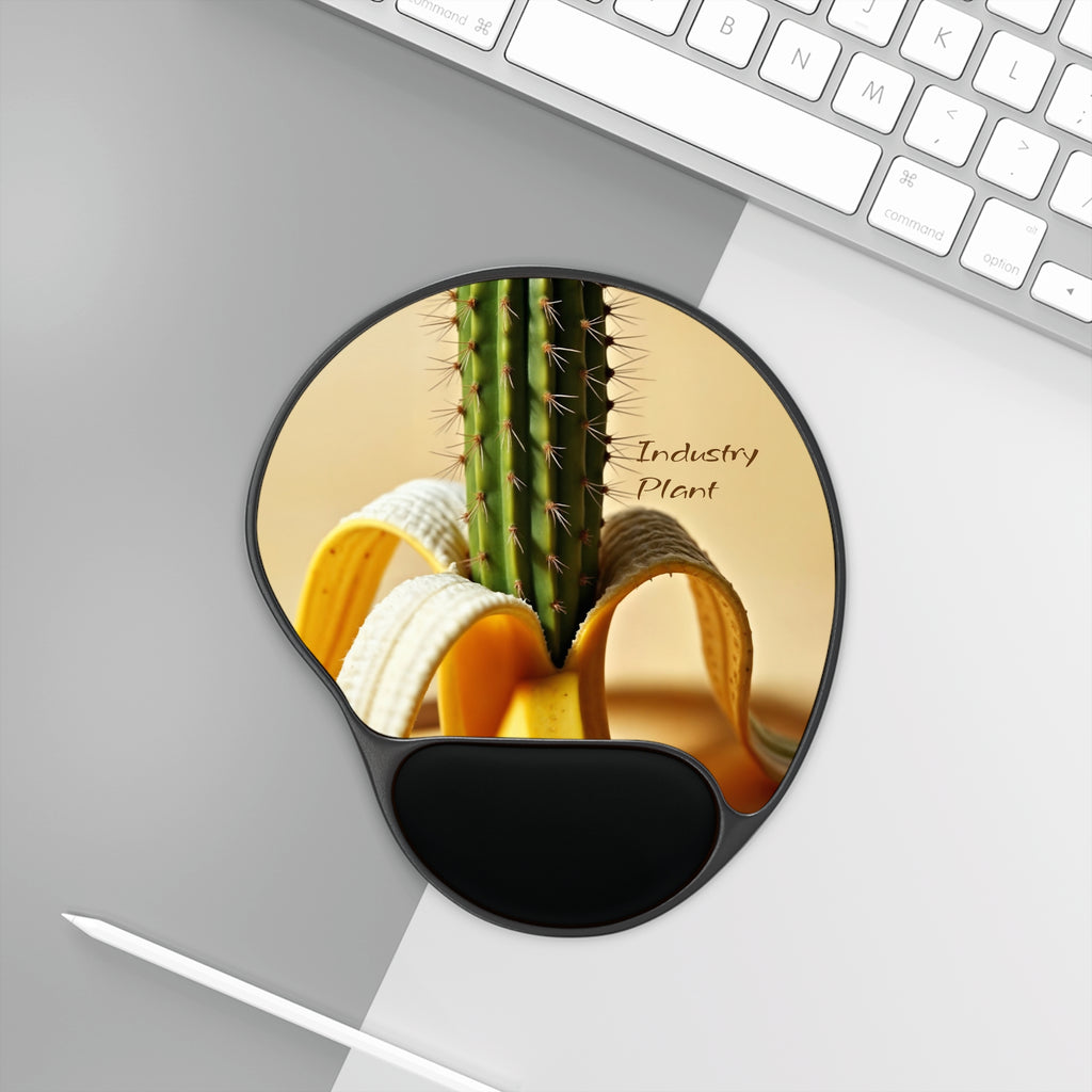 PEEL MY PRICKLED PECKER Creative Mouse Pad with Wrist Rest | Designed by Industry Plant @AutoPaybump