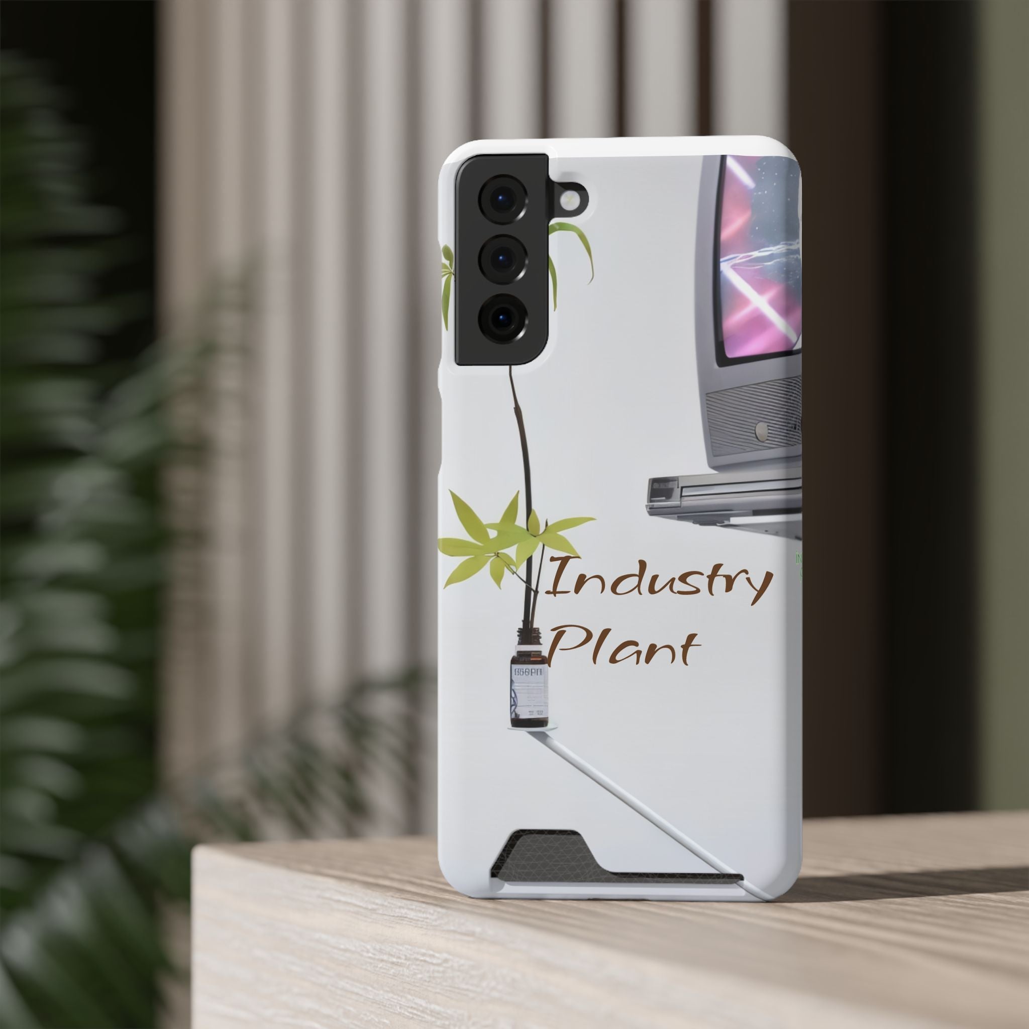 WEED TV Stylish Phone Case with Card Holder by Industry Plant @AutoPaybump